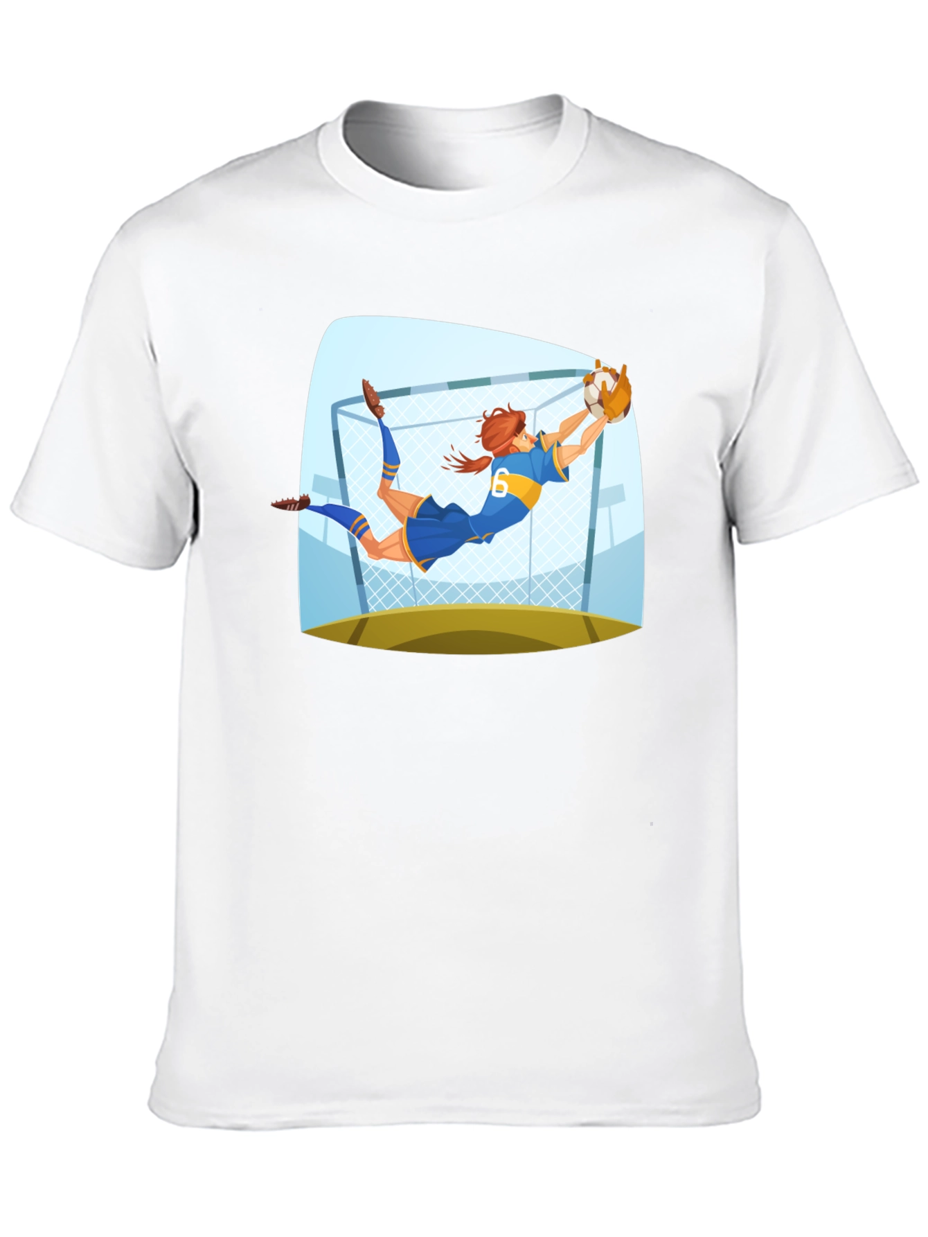 Goalkeeper Graphic Tee - Soccer Fan Apparel