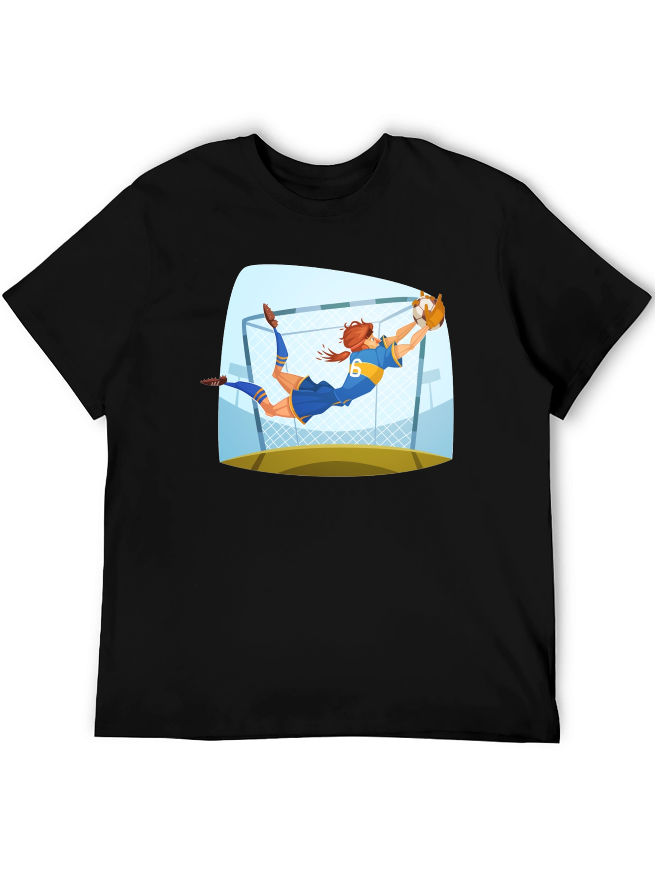Goalkeeper Graphic Tee - Soccer Fan Apparel