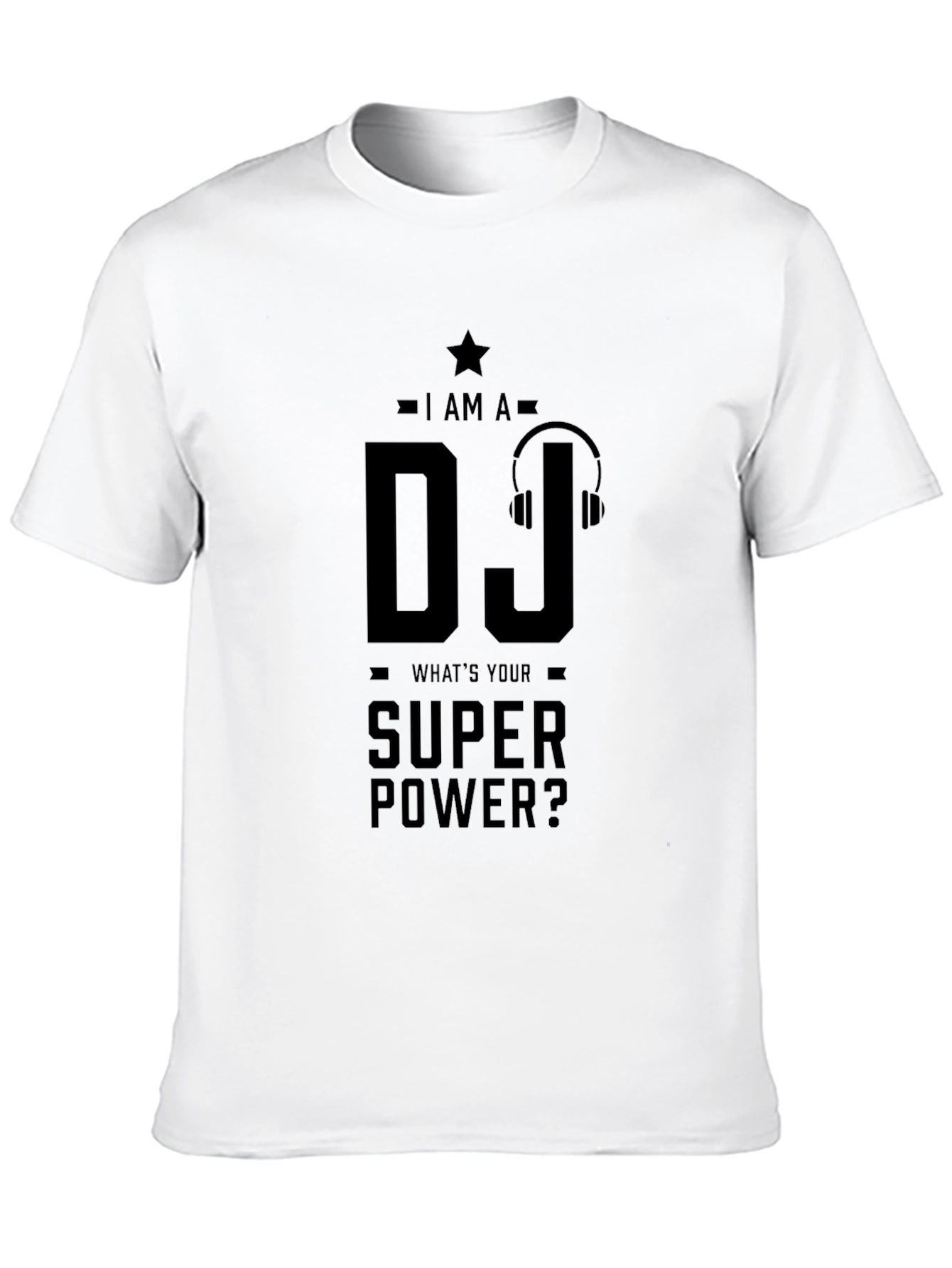 DJ Super Power T-Shirt - Cool Music Lover Tee