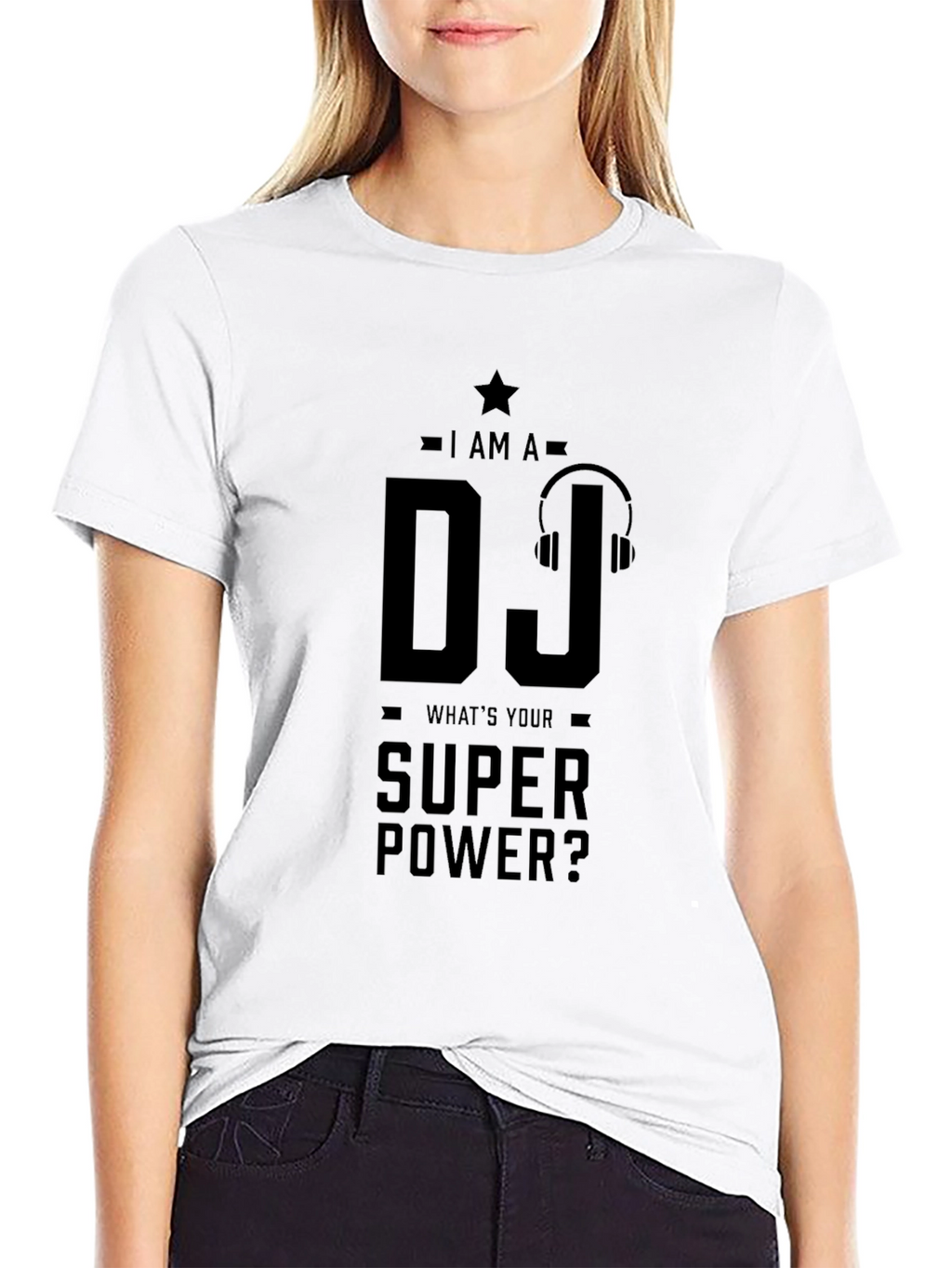 DJ Super Power T-Shirt - Cool Music Lover Tee