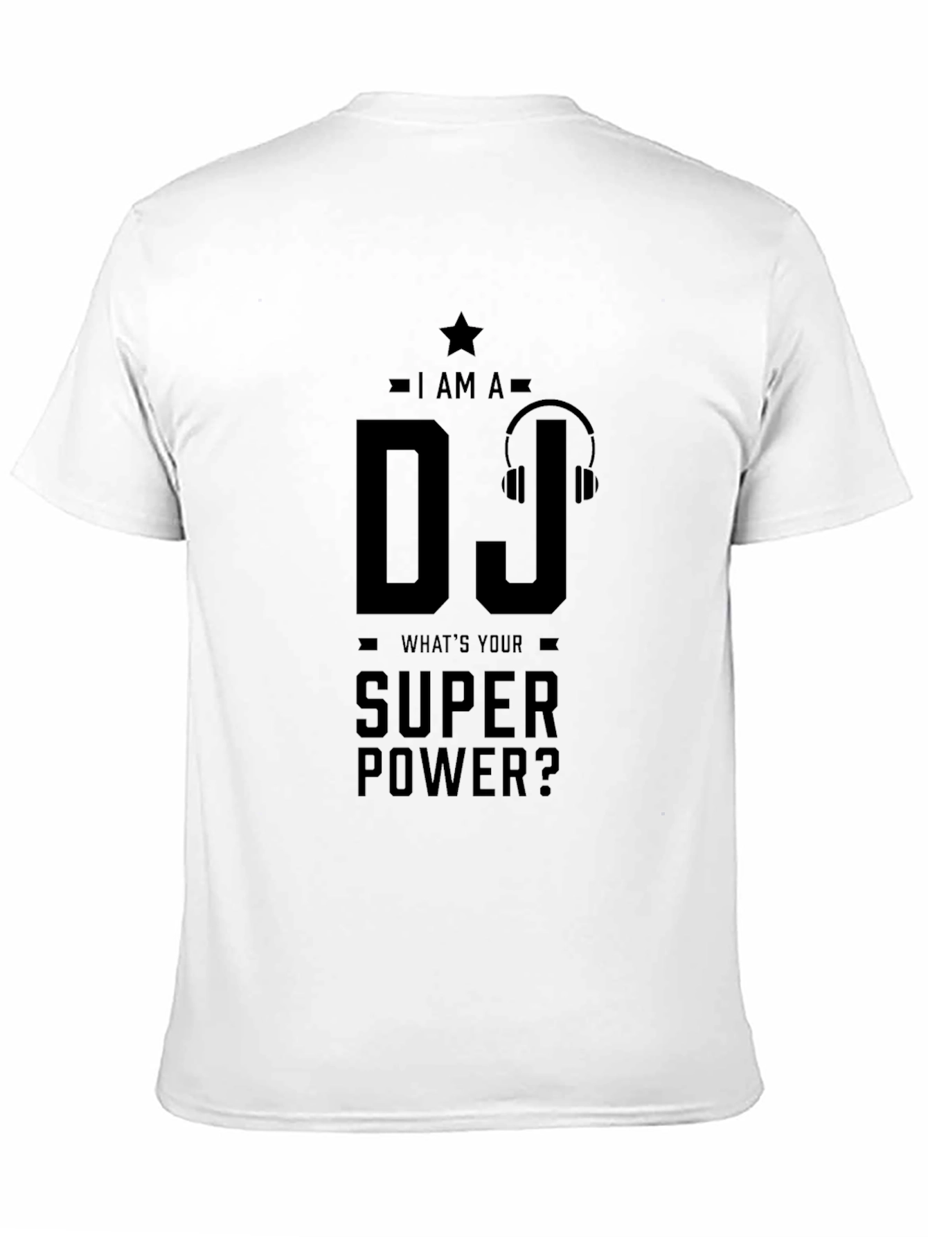 DJ Super Power T-Shirt - Cool Music Lover Tee