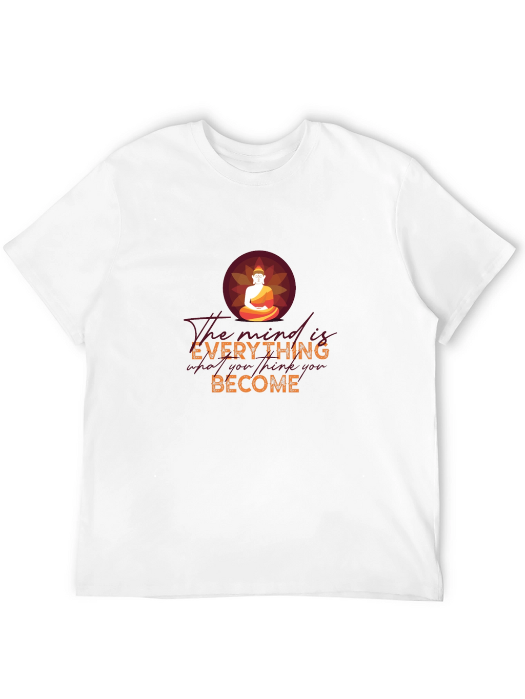 Mind is Everything Buddha Graphic Tee - Black