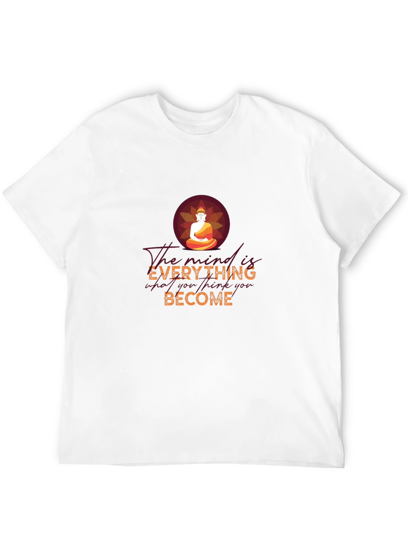 Mind is Everything Buddha Graphic Tee - Black