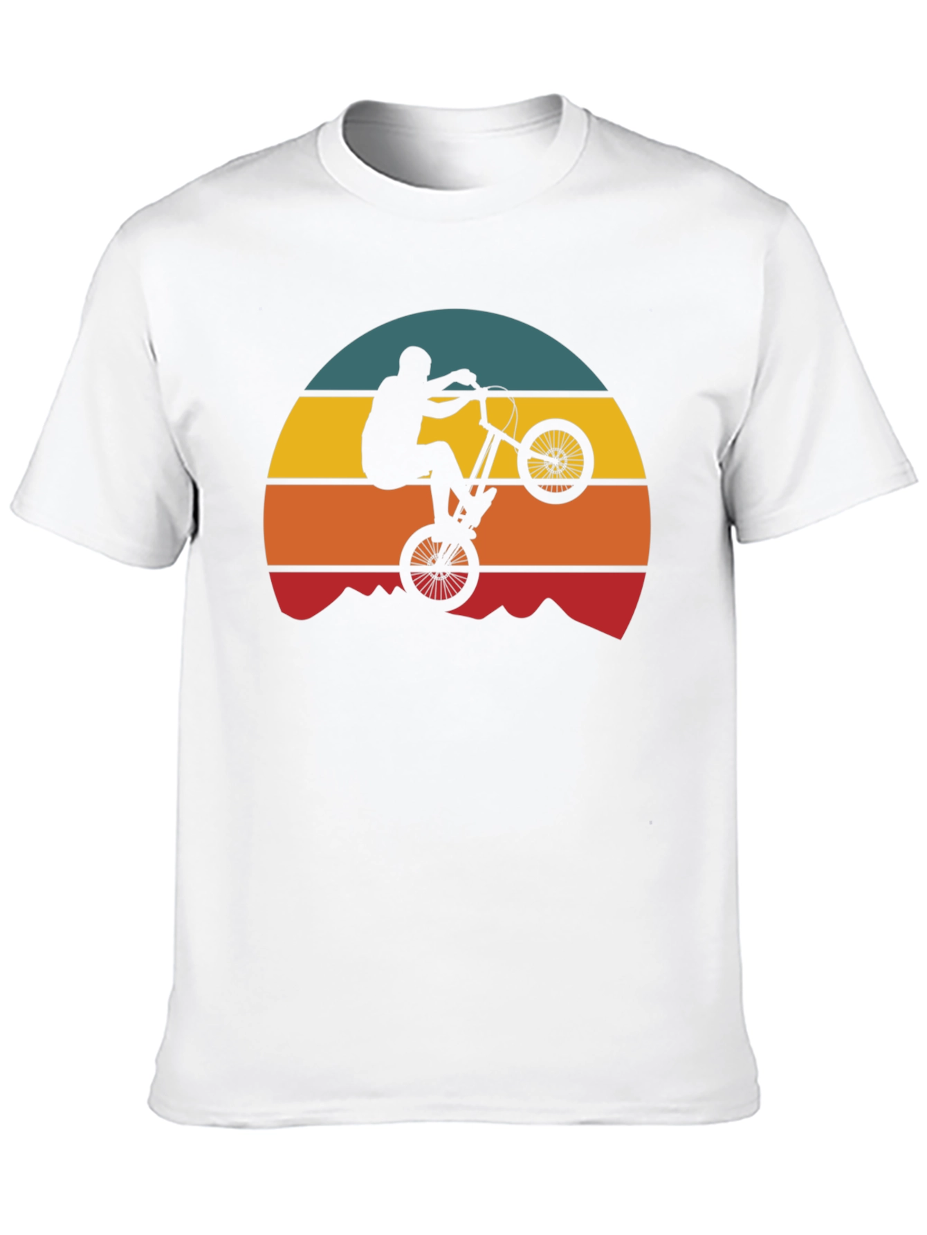 Retro Mountain Bike Silhouette T-Shirt
