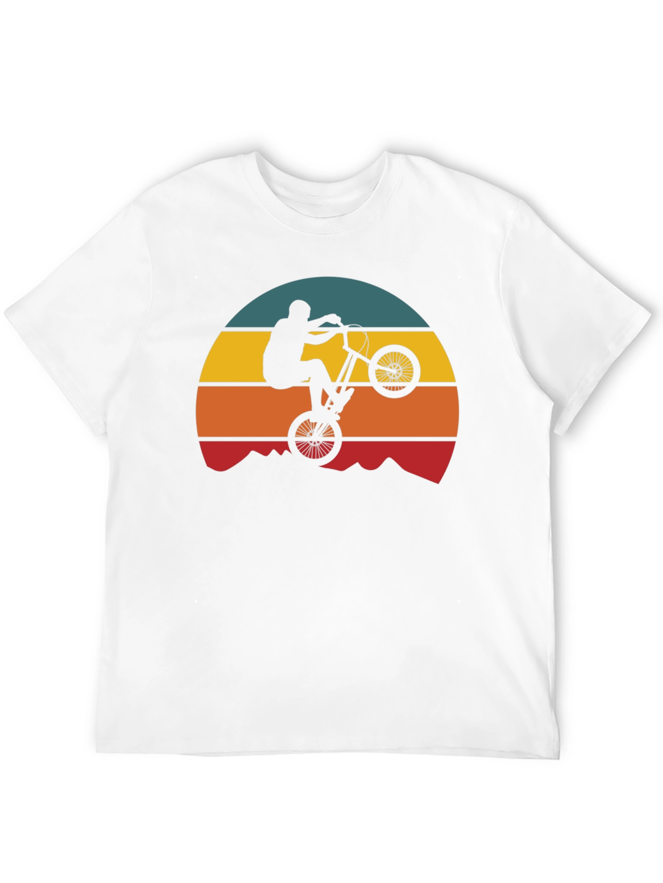 Retro Mountain Bike Silhouette T-Shirt