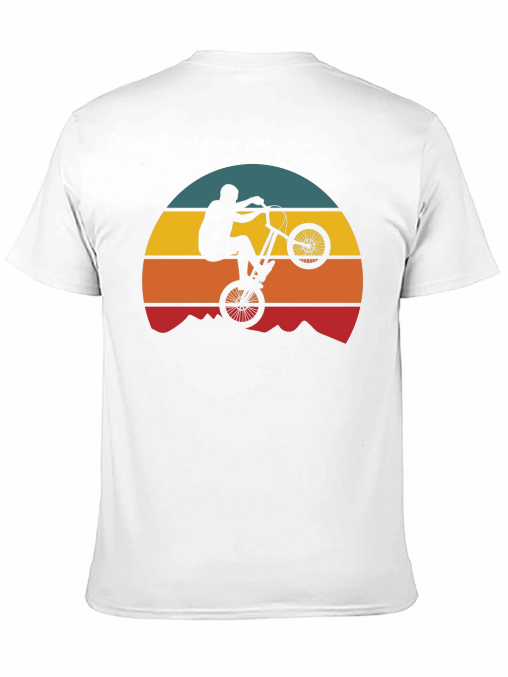 Retro Mountain Bike Silhouette T-Shirt