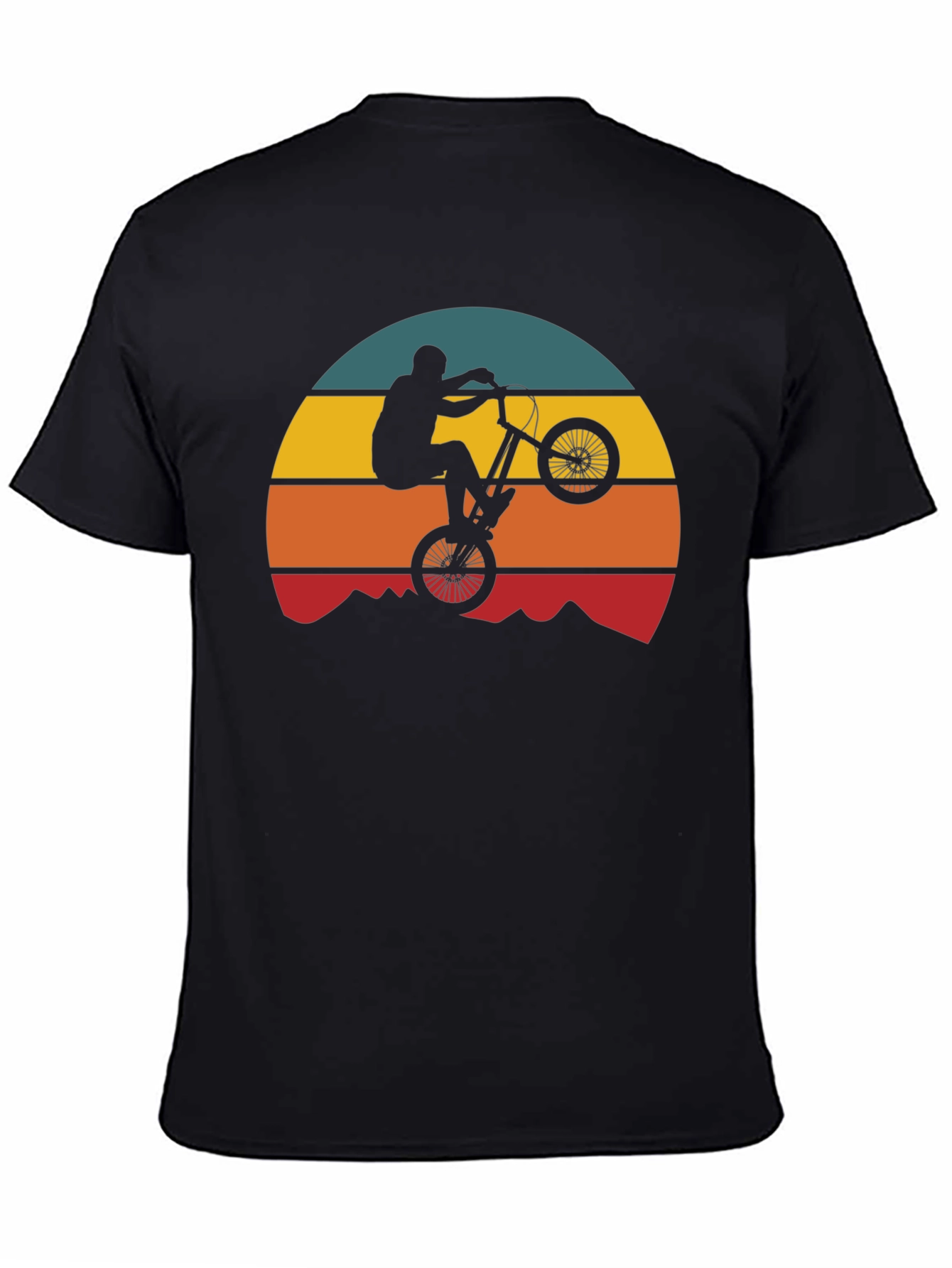 Retro Mountain Bike Silhouette T-Shirt