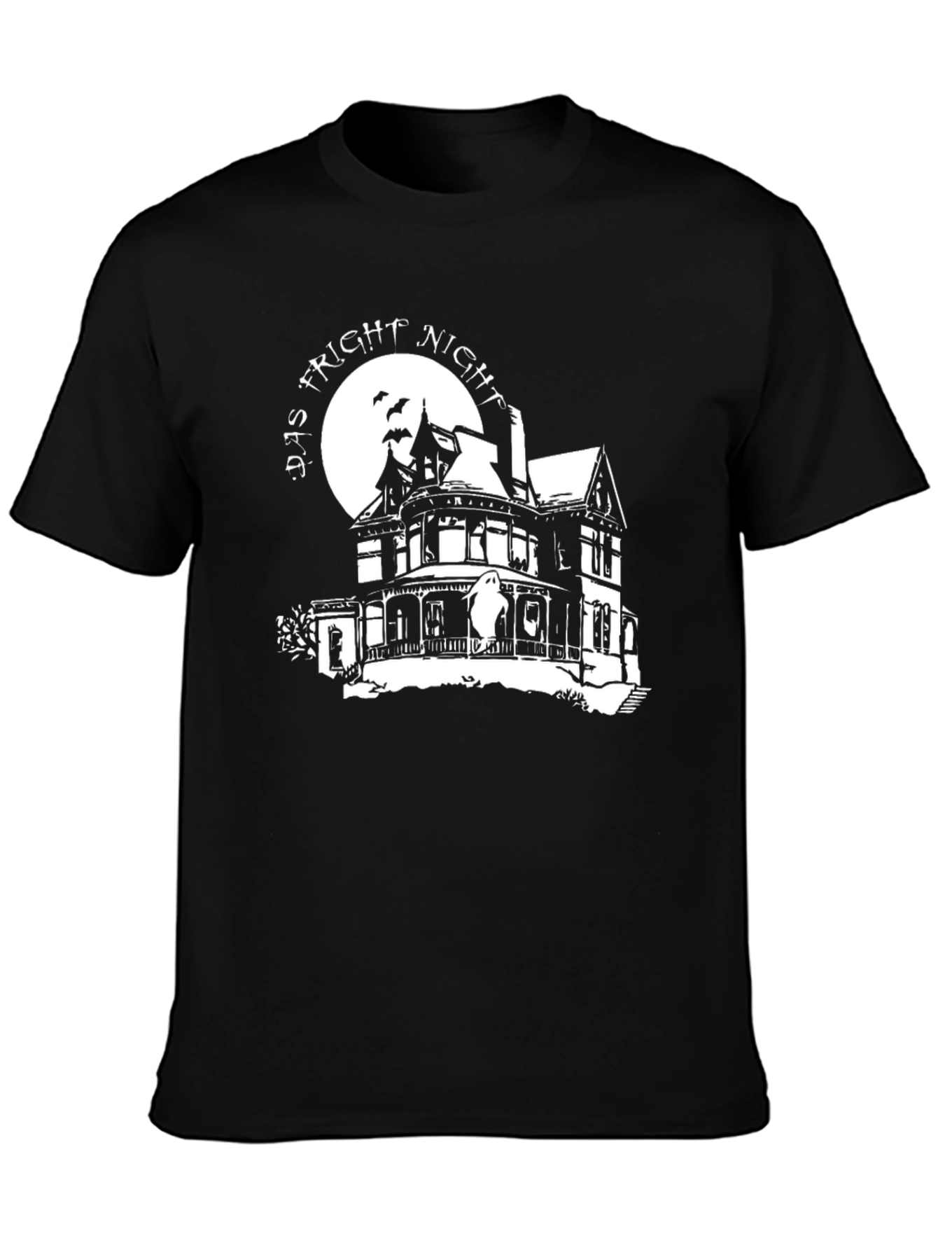 Fright Night T-Shirt - Spooky Haunted House Tee