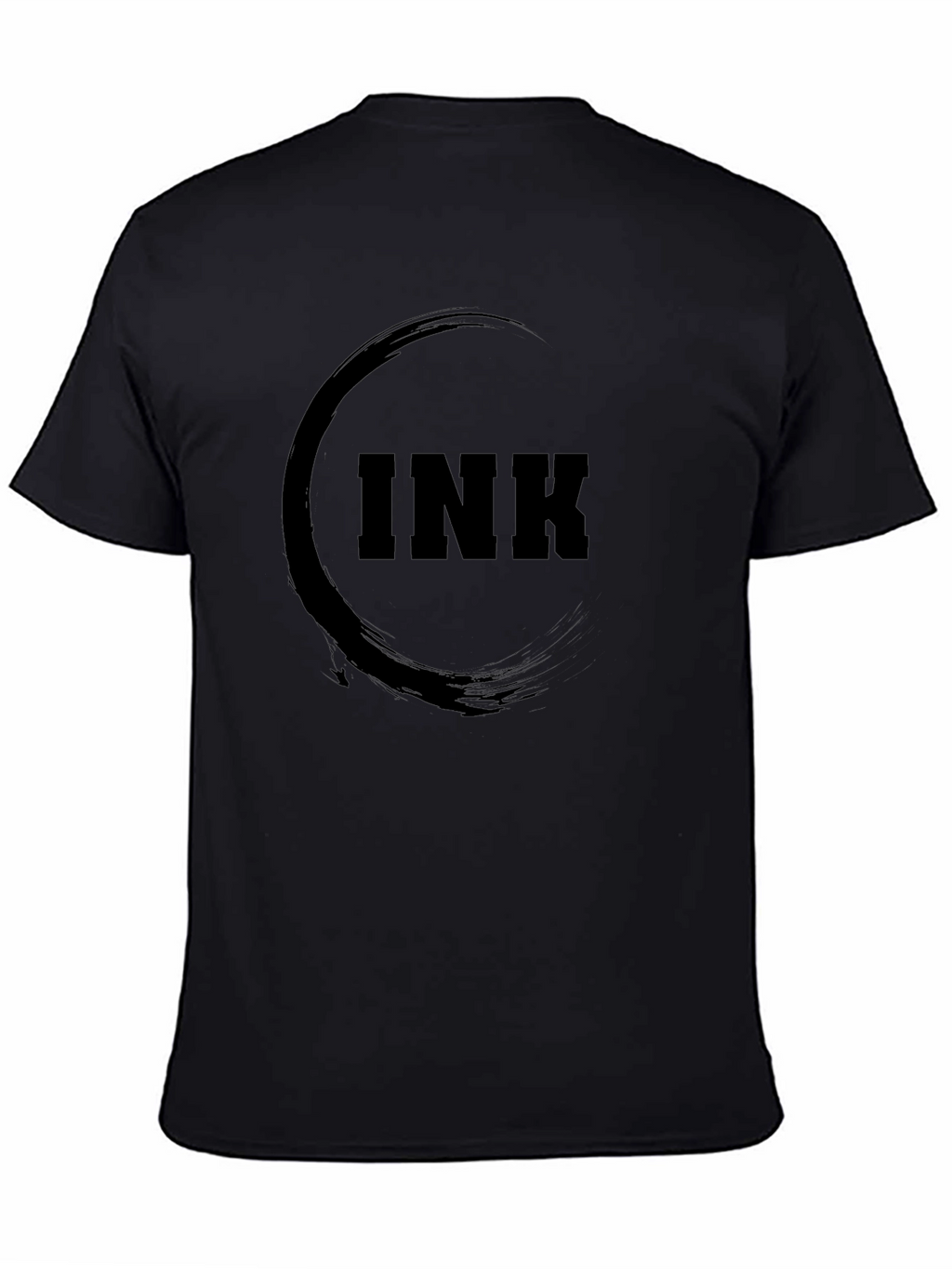 Mens Black INK Graphic T-Shirt