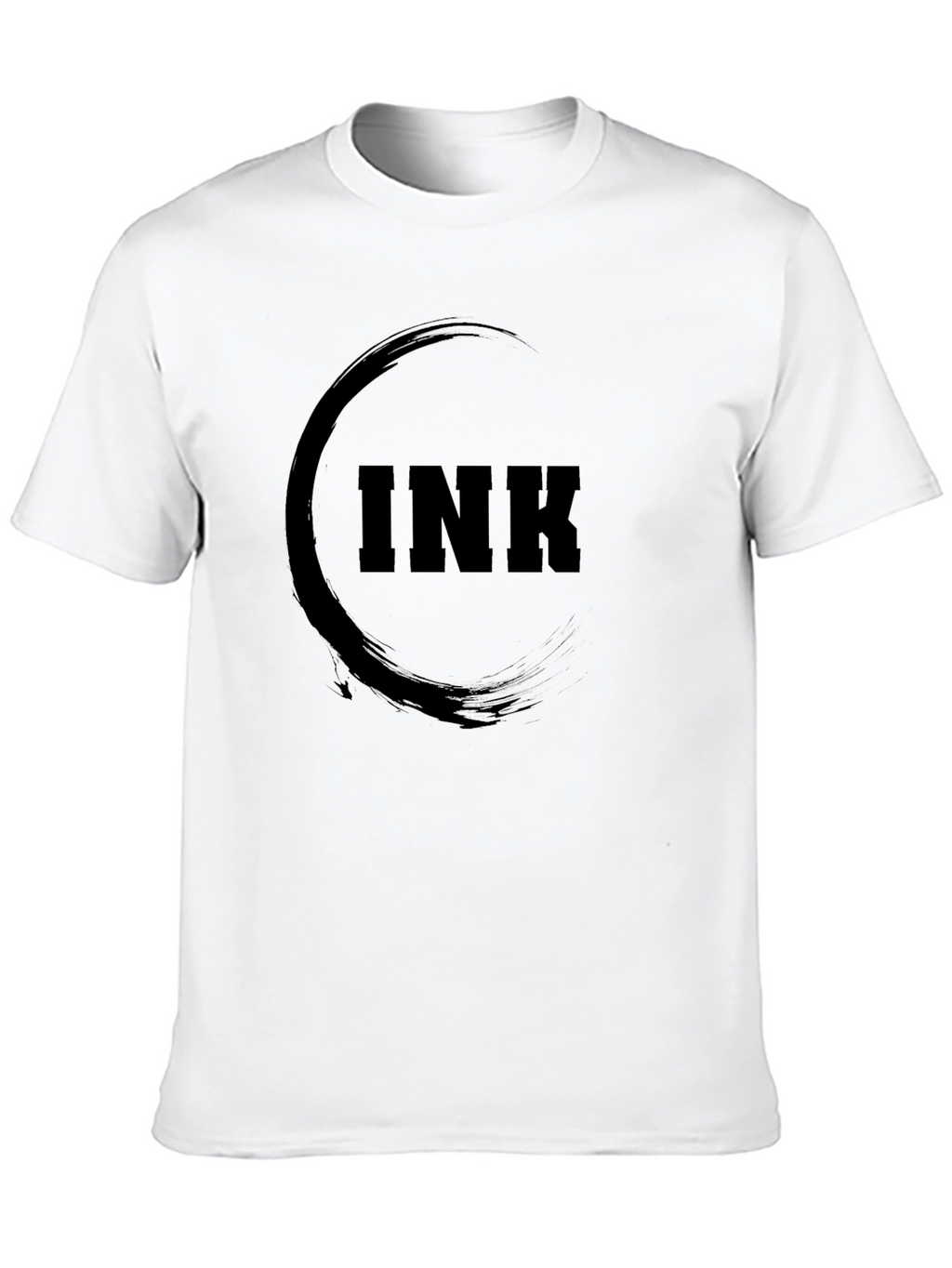 Mens Black INK Graphic T-Shirt