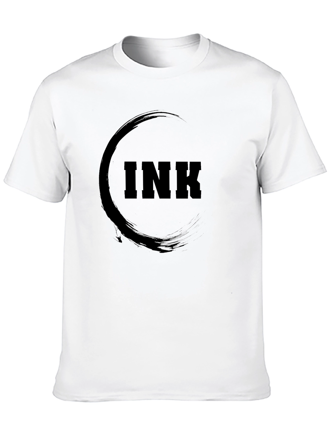 Mens Black INK Graphic T-Shirt