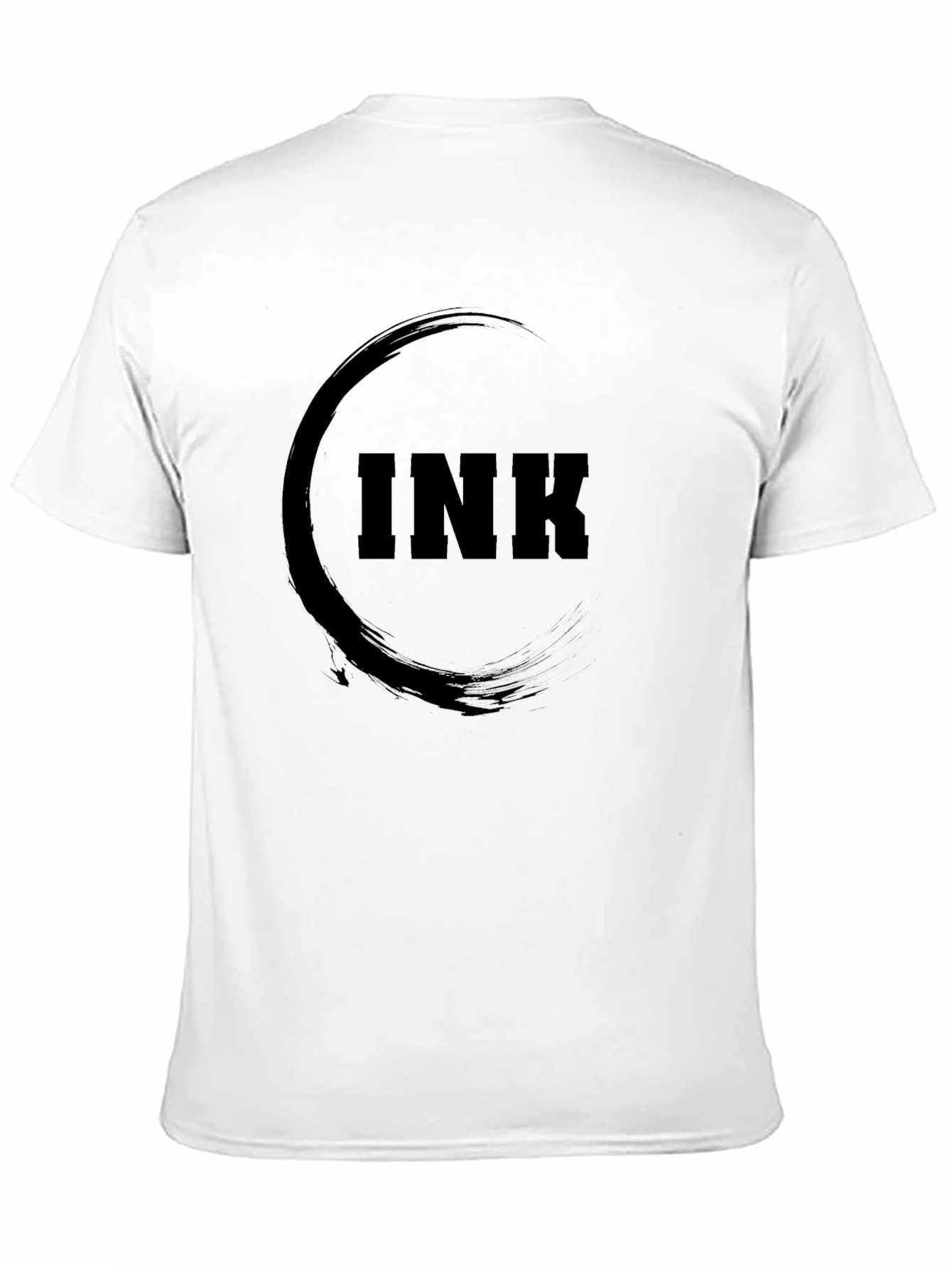 Mens Black INK Graphic T-Shirt