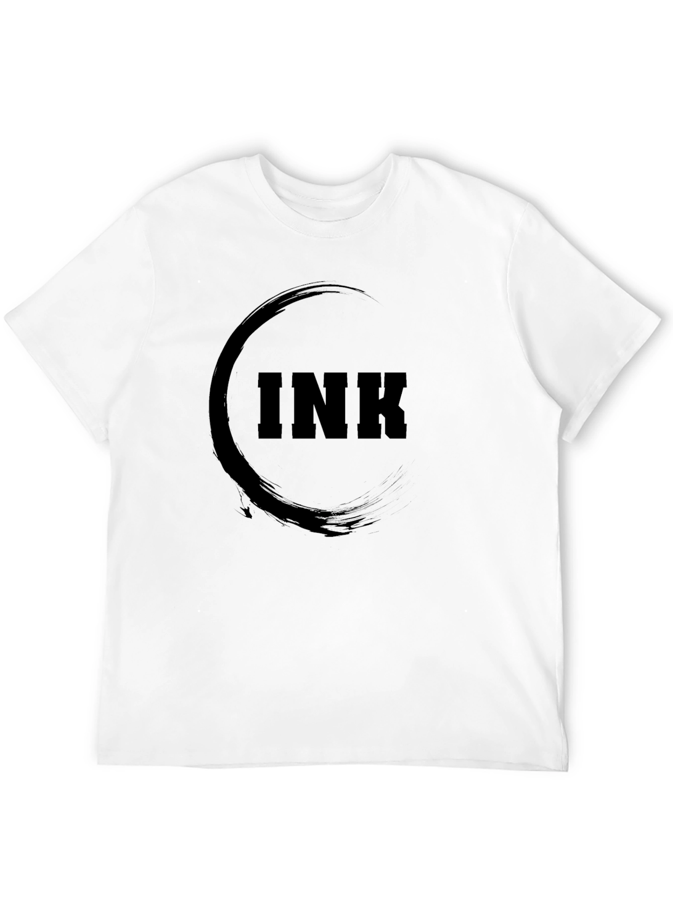 Mens Black INK Graphic T-Shirt