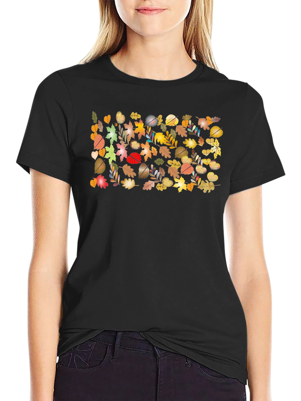 Autumn Leaves T-Shirt - Nature Inspired Design