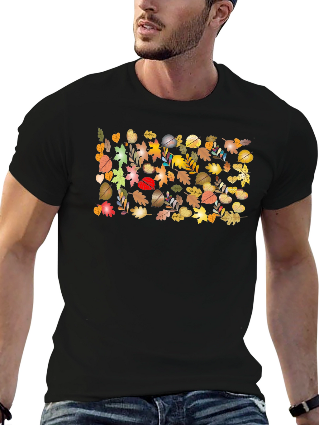Autumn Leaves T-Shirt - Nature Inspired Design