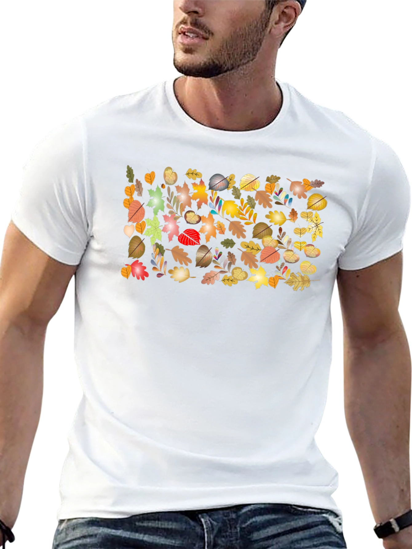 Autumn Leaves T-Shirt - Nature Inspired Design