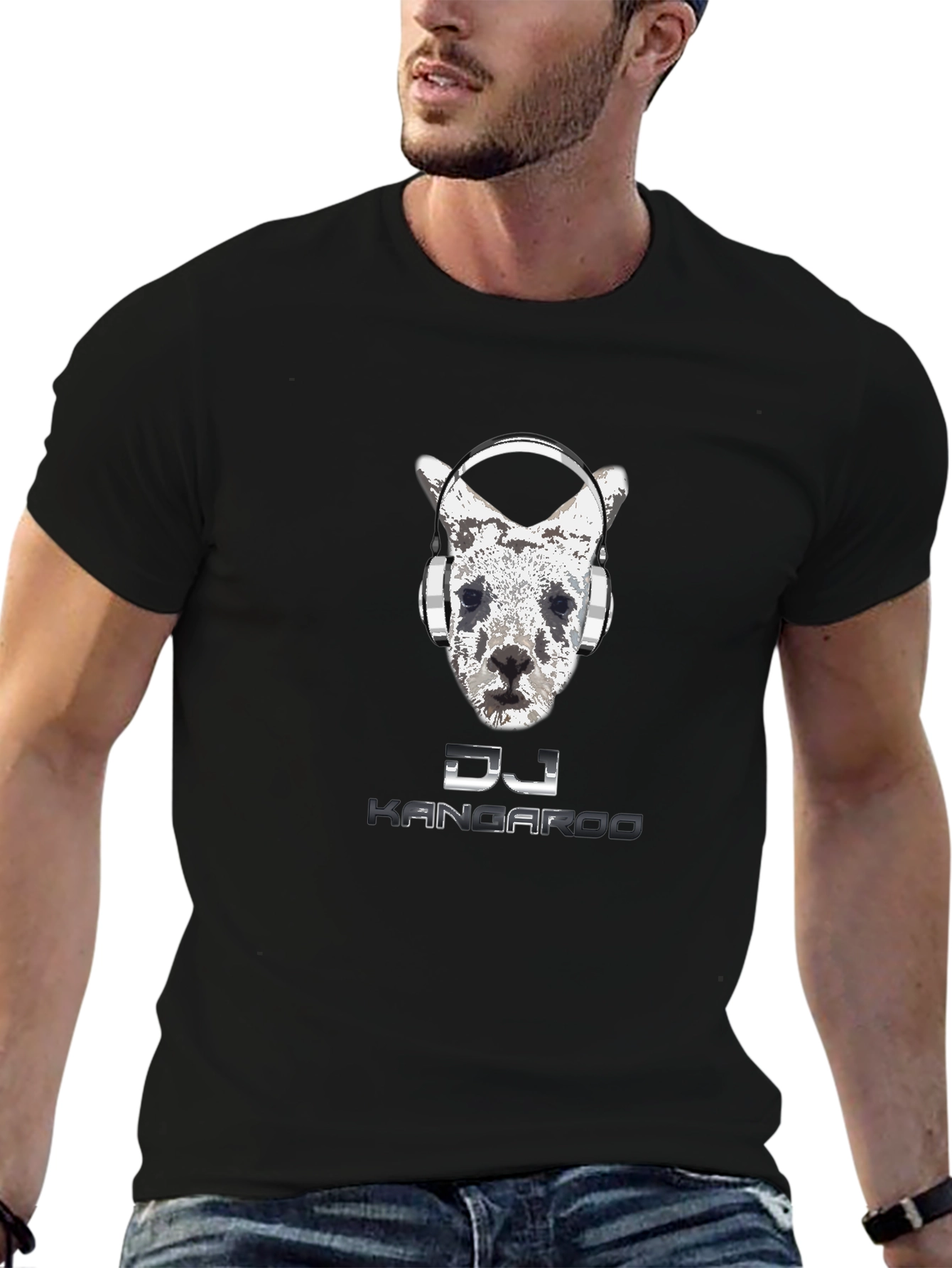 DJ Kangaroo Graphic Tee - Cool Music Lover Shirt