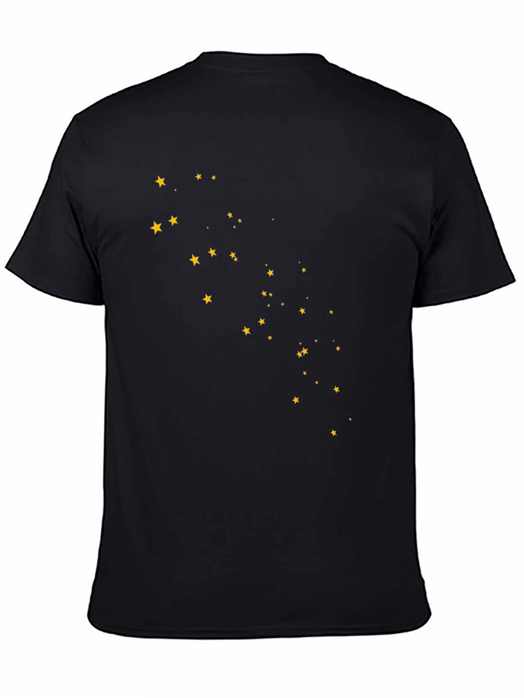 Starry Night Black T-Shirt for Men