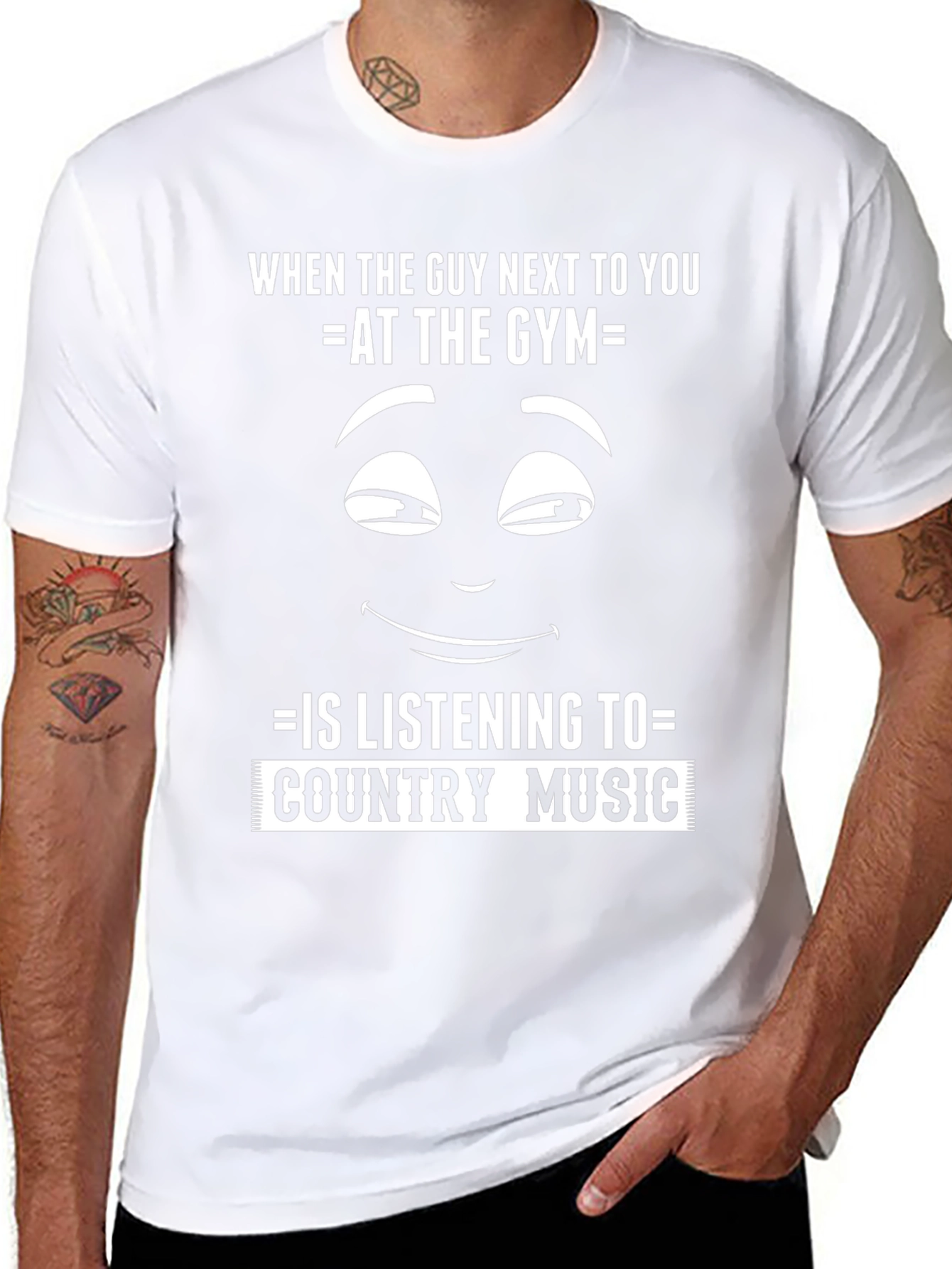 Funny Gym T-Shirt: Country Music Fan?
