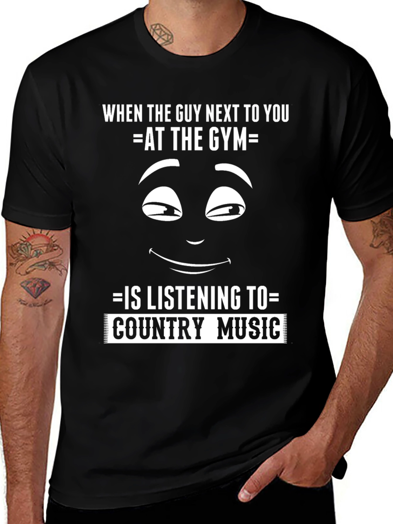 Funny Gym T-Shirt: Country Music Fan?