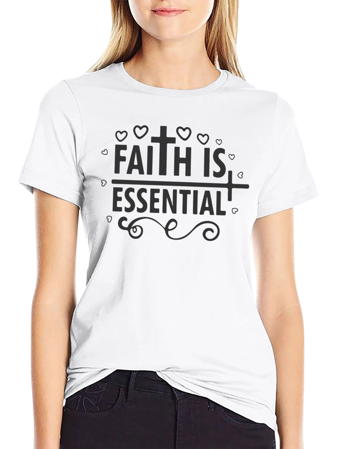 Faith Is Essential Graphic T-Shirt