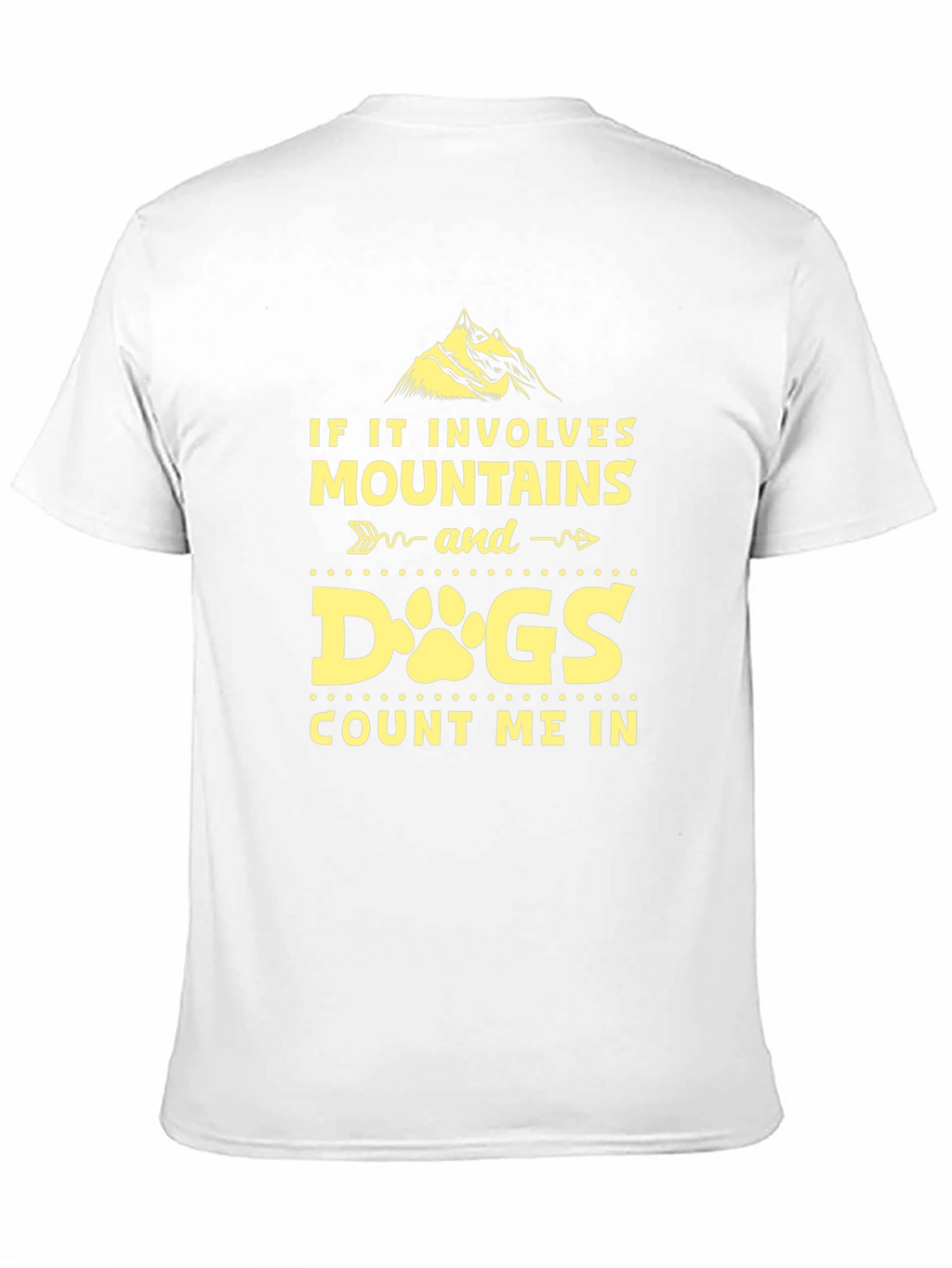 Mountains & Dogs Tee - Adventure Awaits!