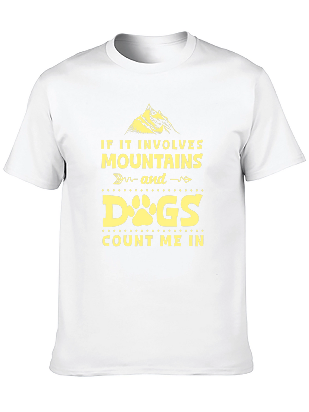 Mountains & Dogs Tee - Adventure Awaits!