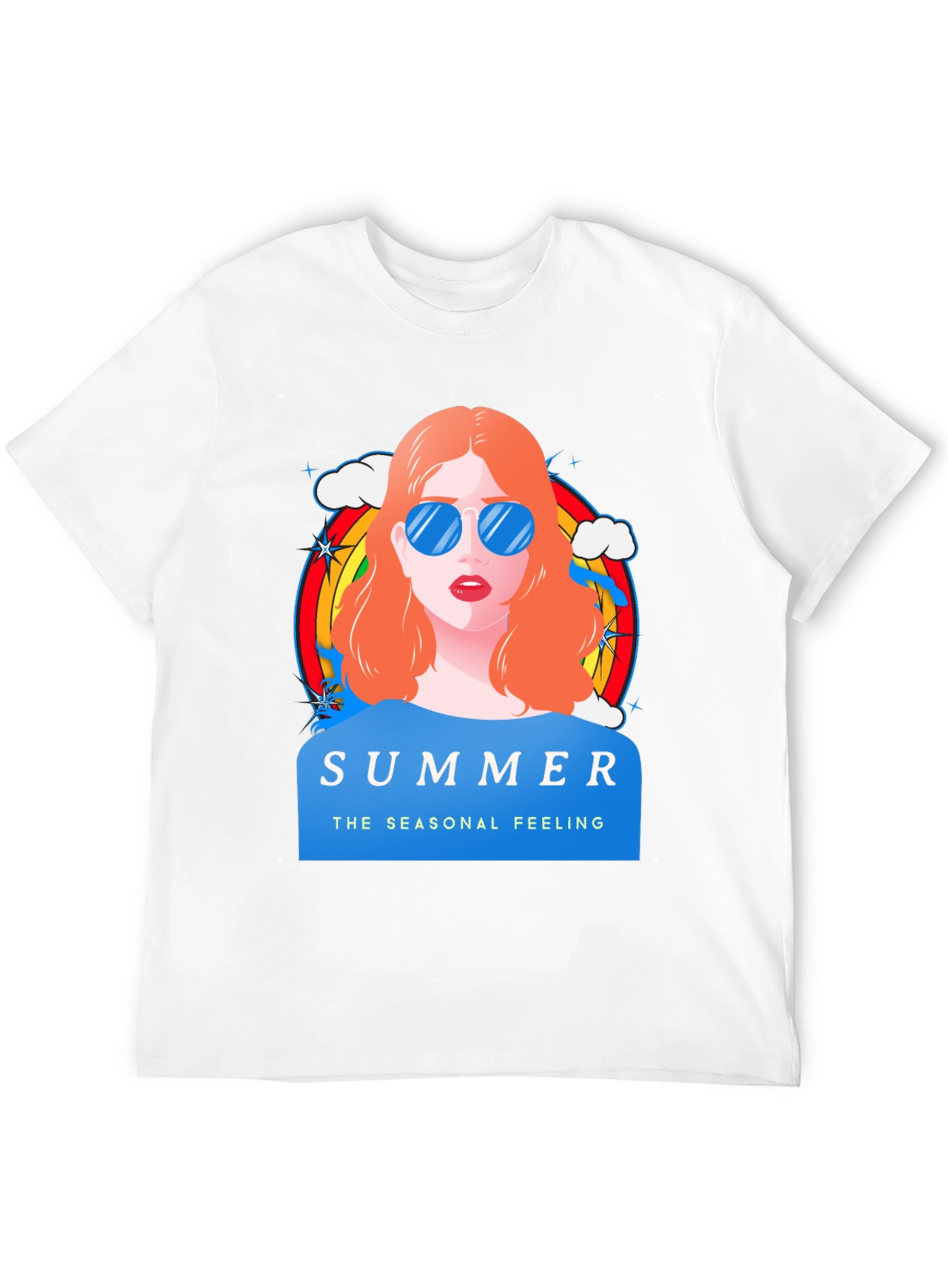 Summer Feeling Graphic T-Shirt