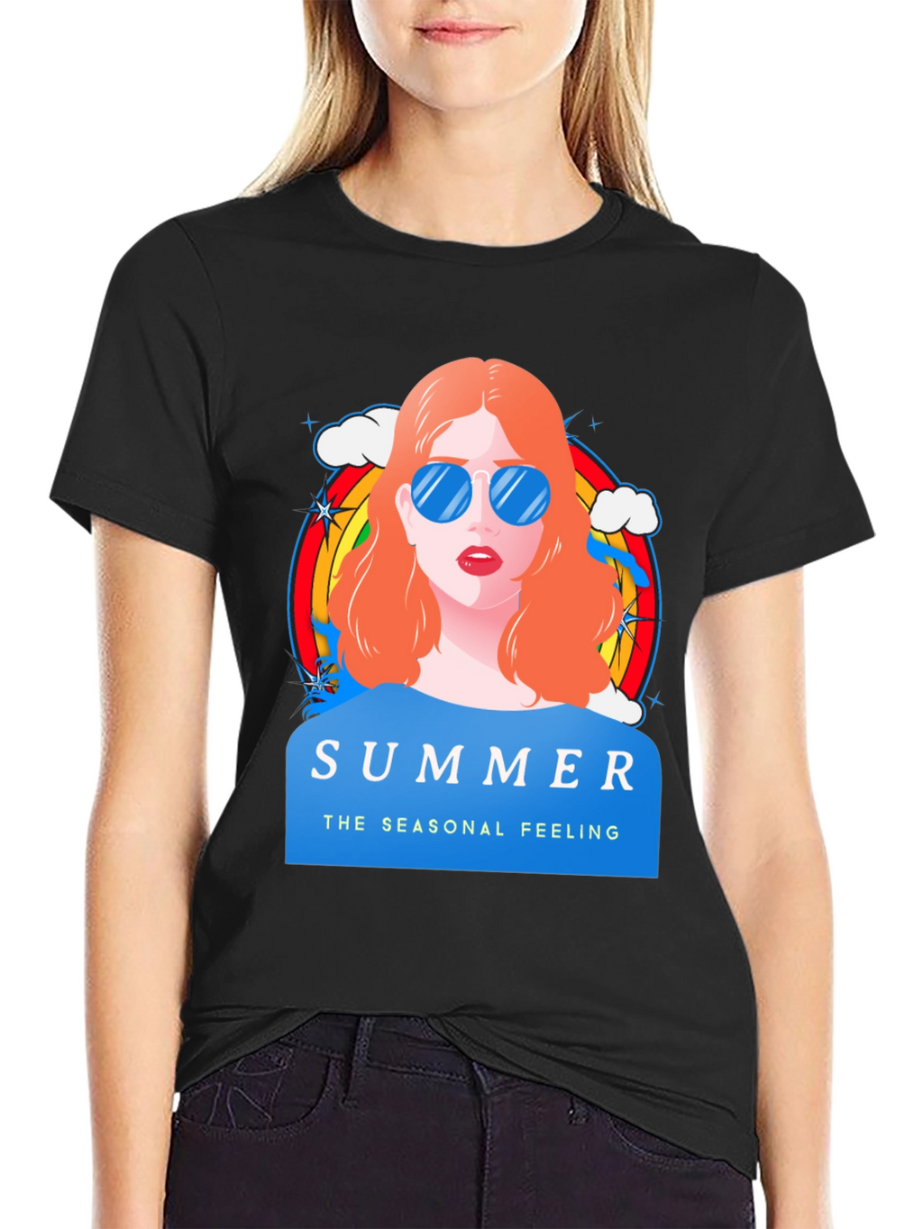 Summer Feeling Graphic T-Shirt