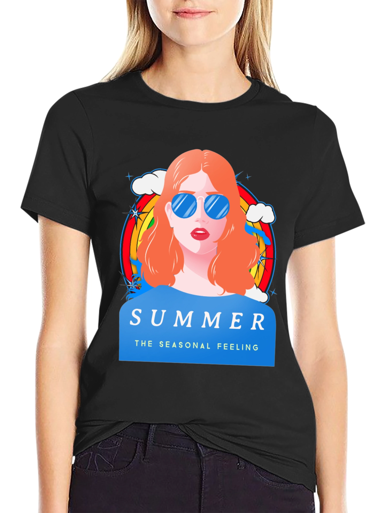 Summer Feeling Graphic T-Shirt