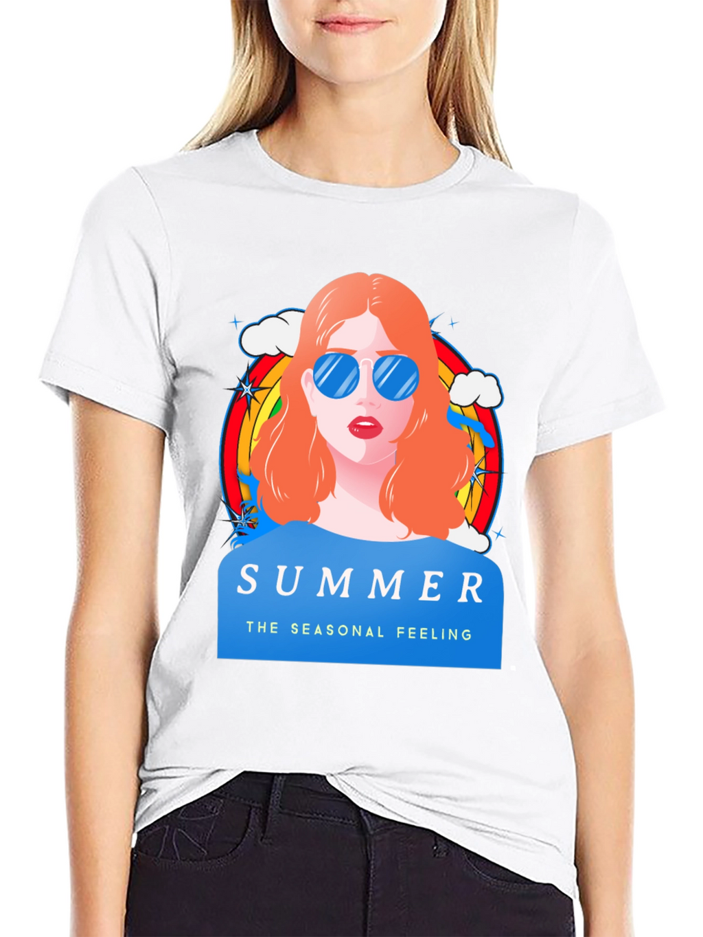 Summer Feeling Graphic T-Shirt