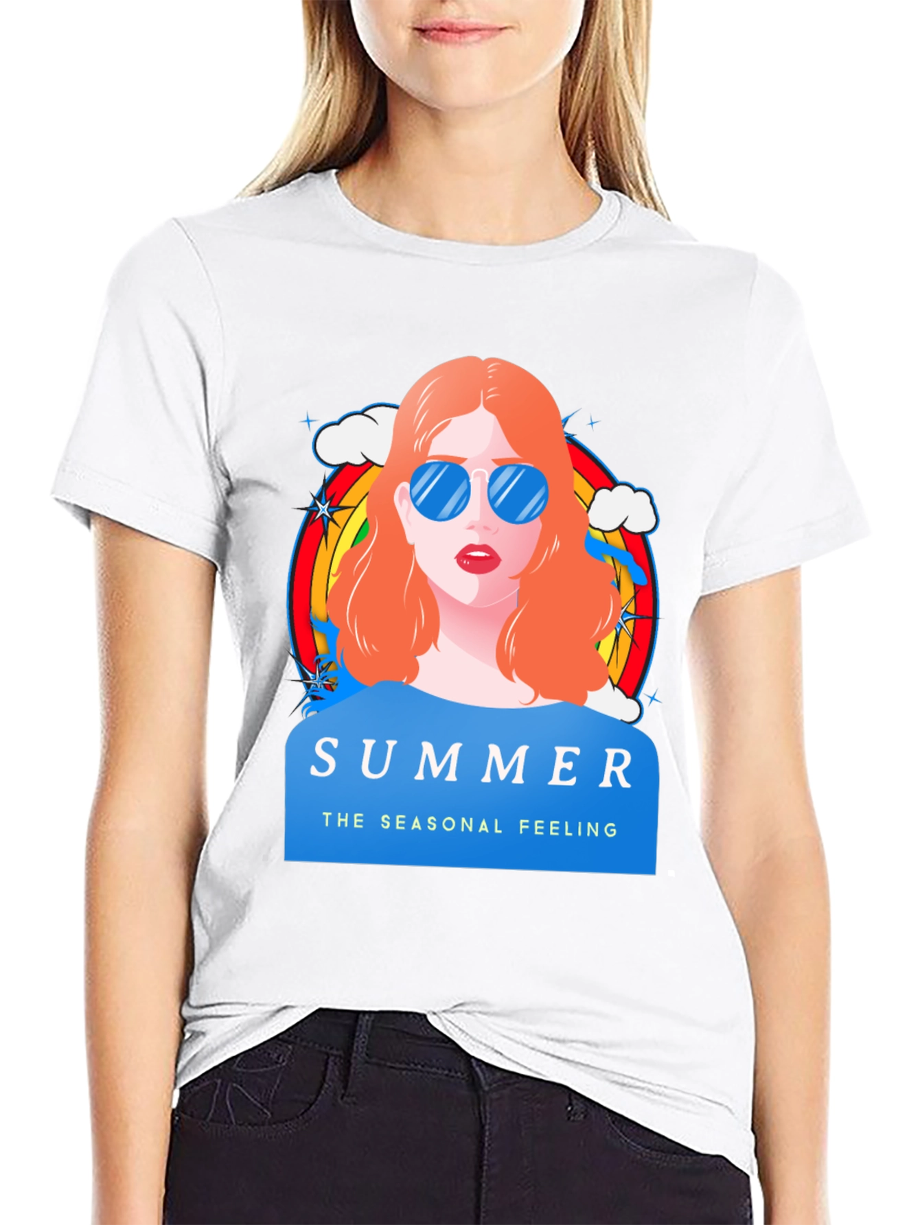 Summer Feeling Graphic T-Shirt