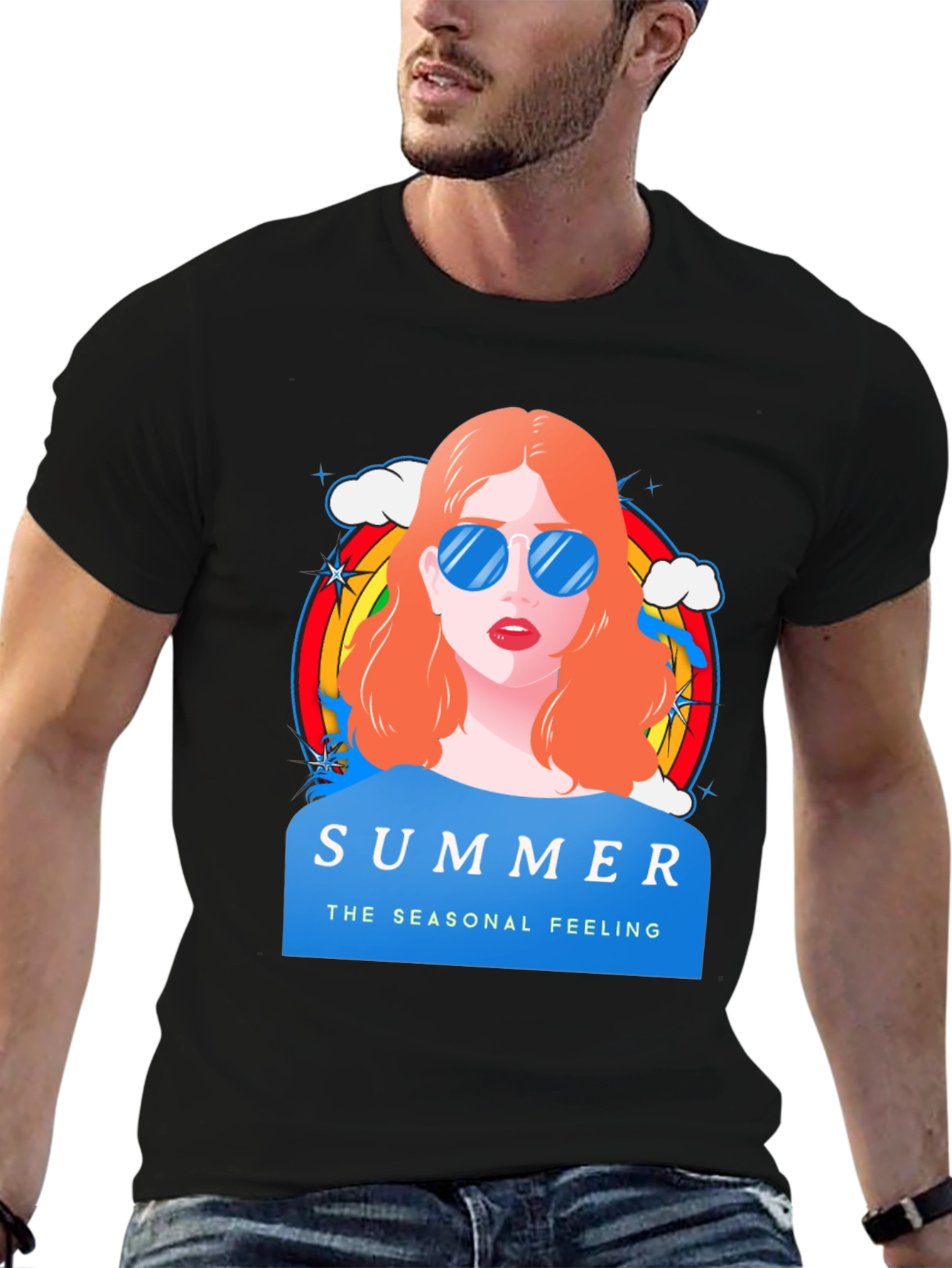 Summer Feeling Graphic T-Shirt