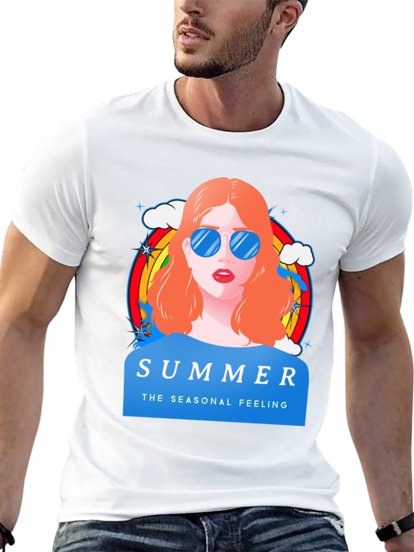 Summer Feeling Graphic T-Shirt