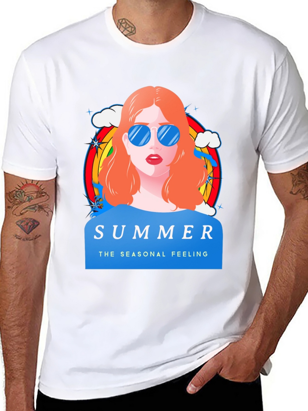 Summer Feeling Graphic T-Shirt