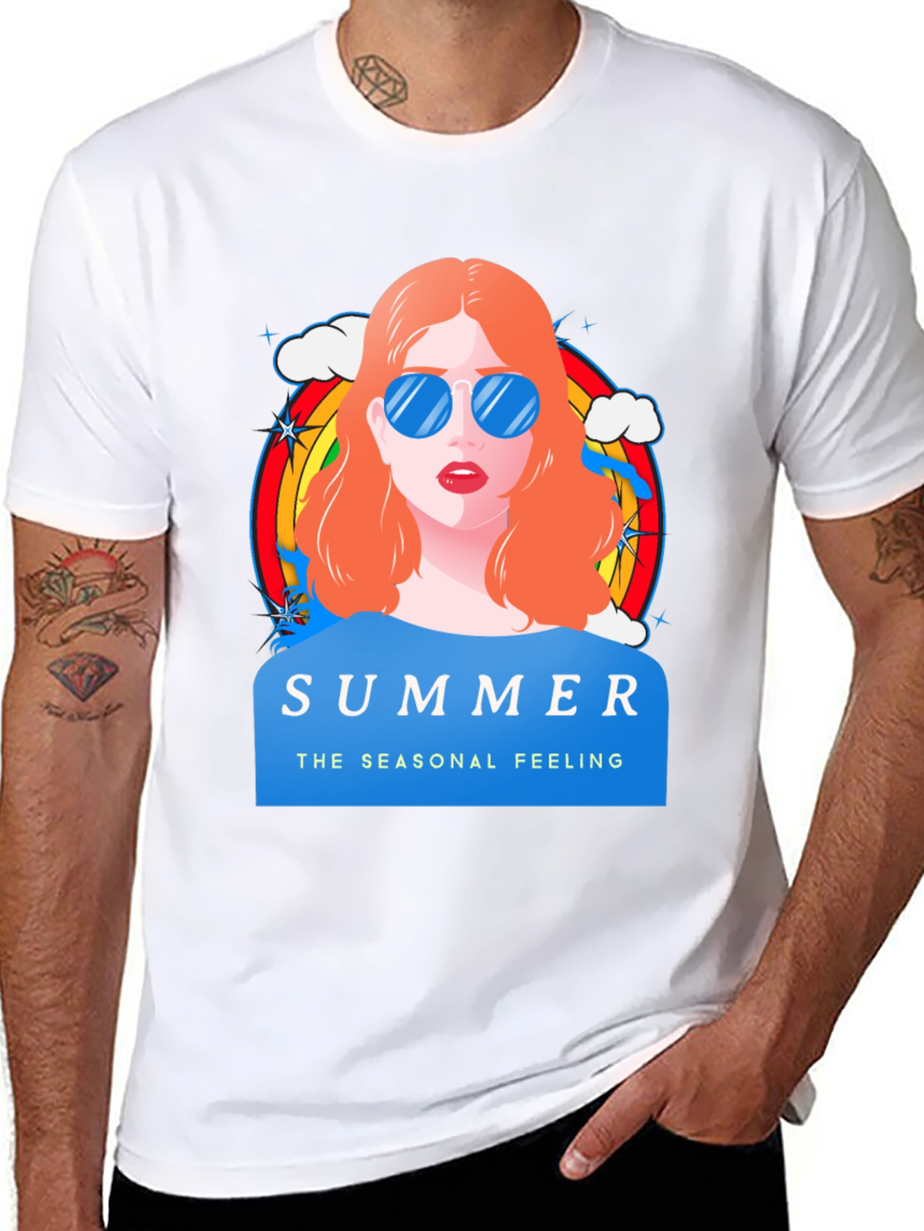 Summer Feeling Graphic T-Shirt
