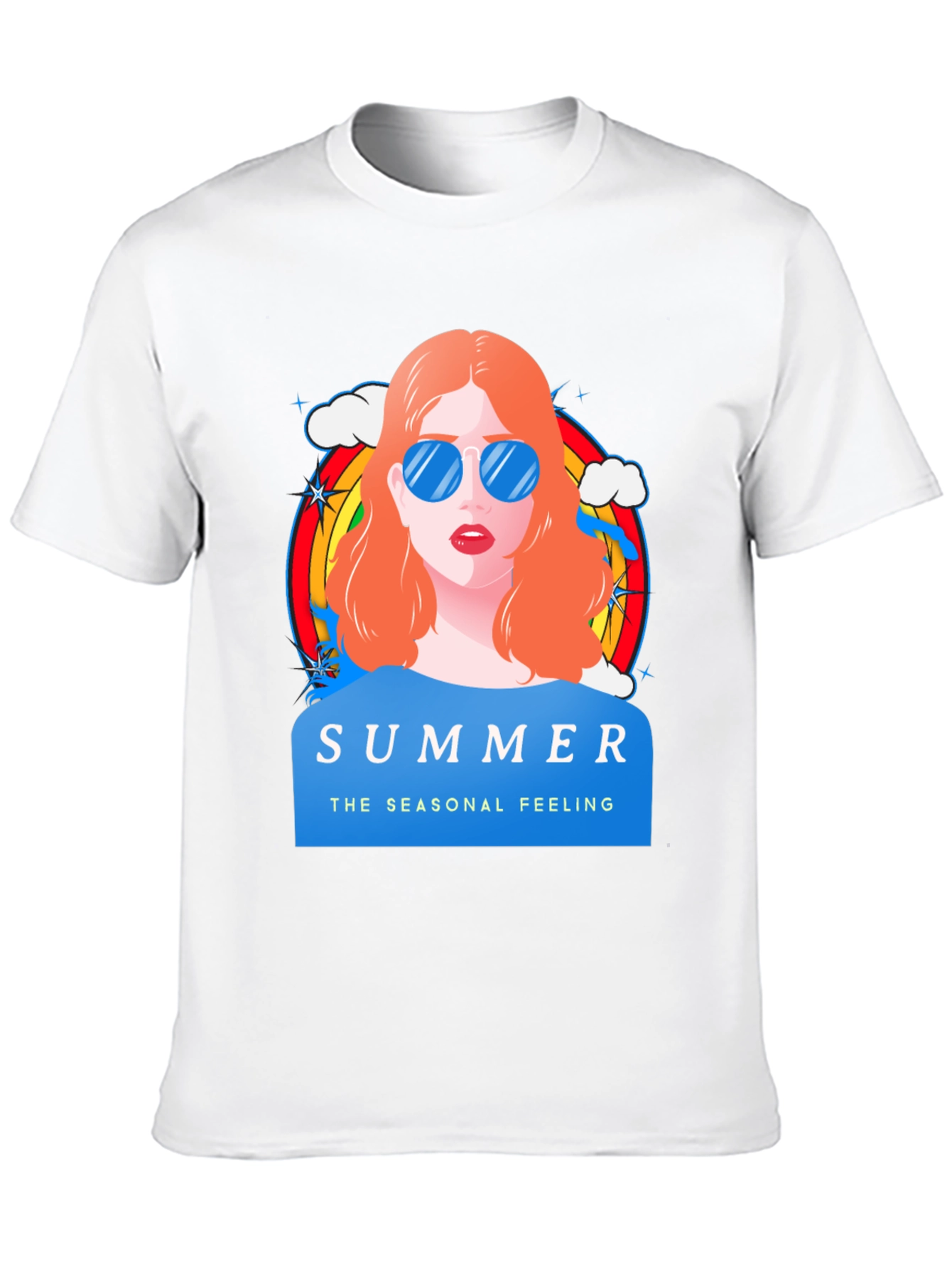 Summer Feeling Graphic T-Shirt