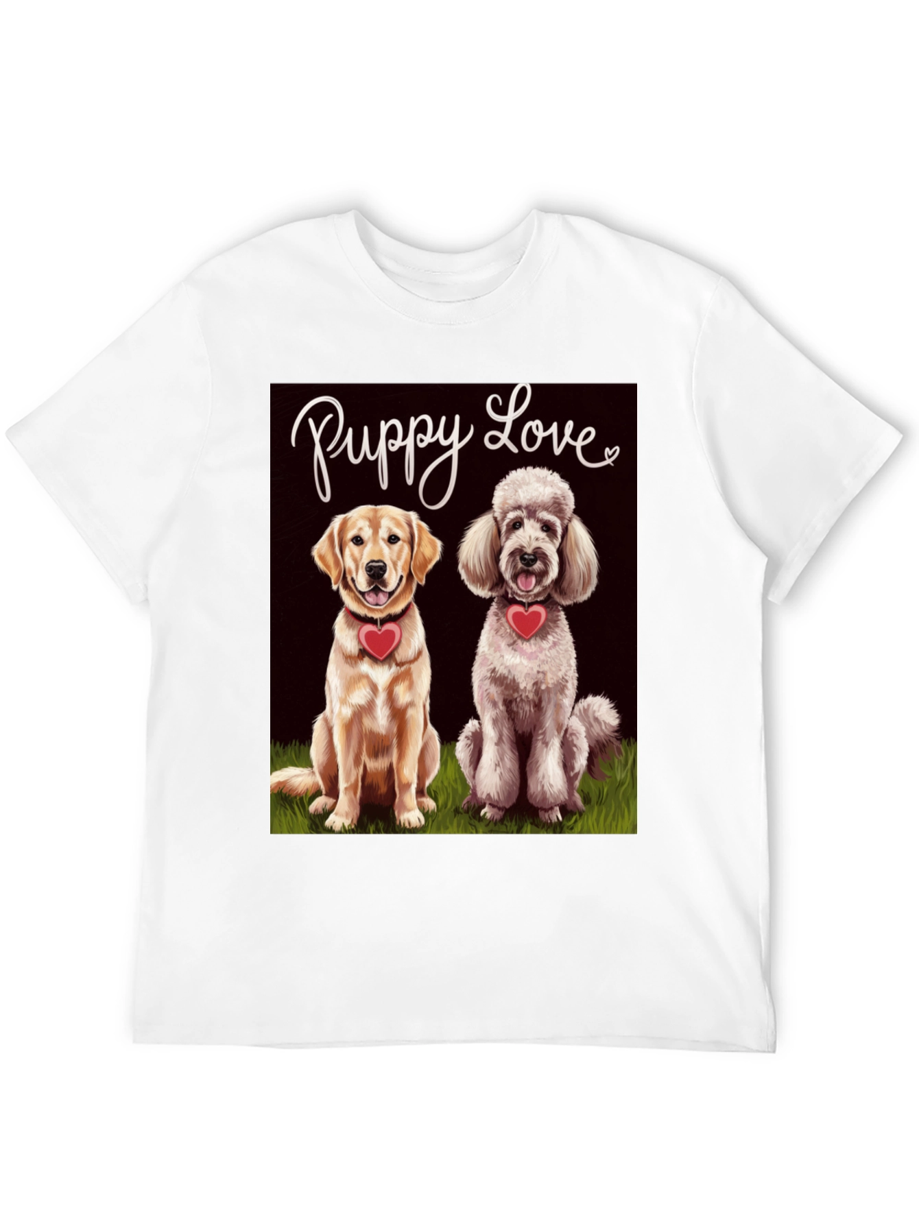 Puppy Love Graphic T-Shirt Cute Dog Tee