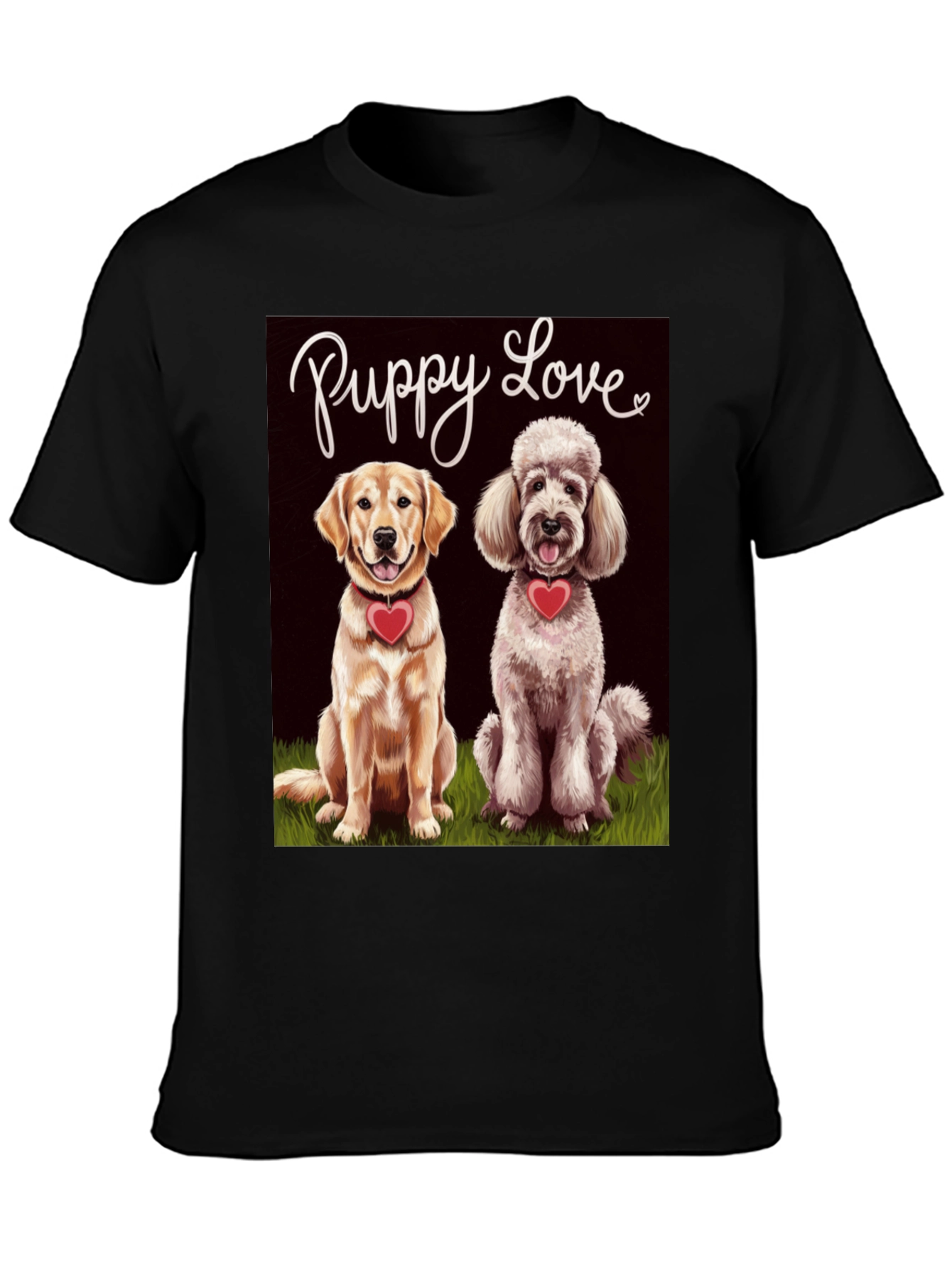 Puppy Love Graphic T-Shirt Cute Dog Tee
