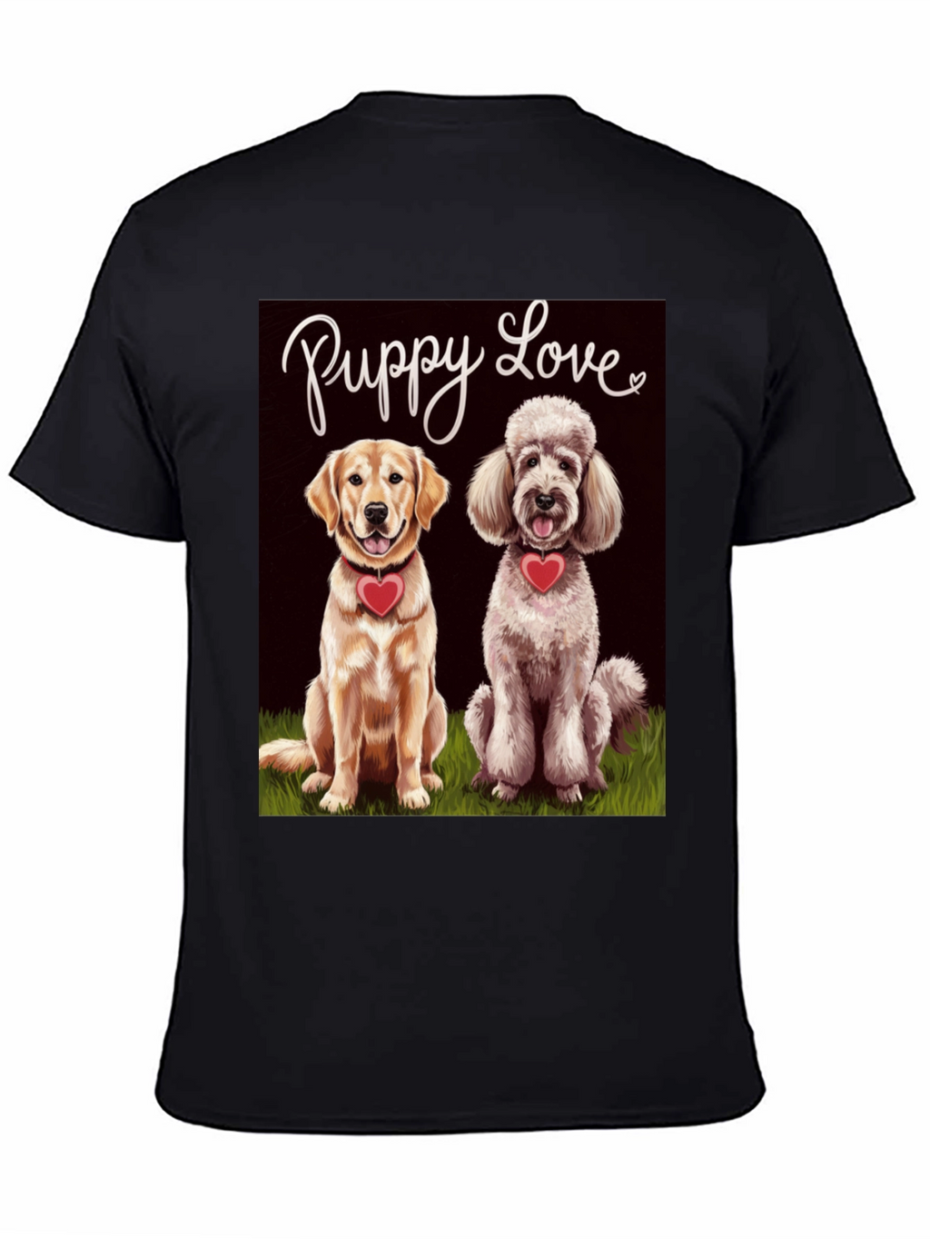 Puppy Love Graphic T-Shirt Cute Dog Tee