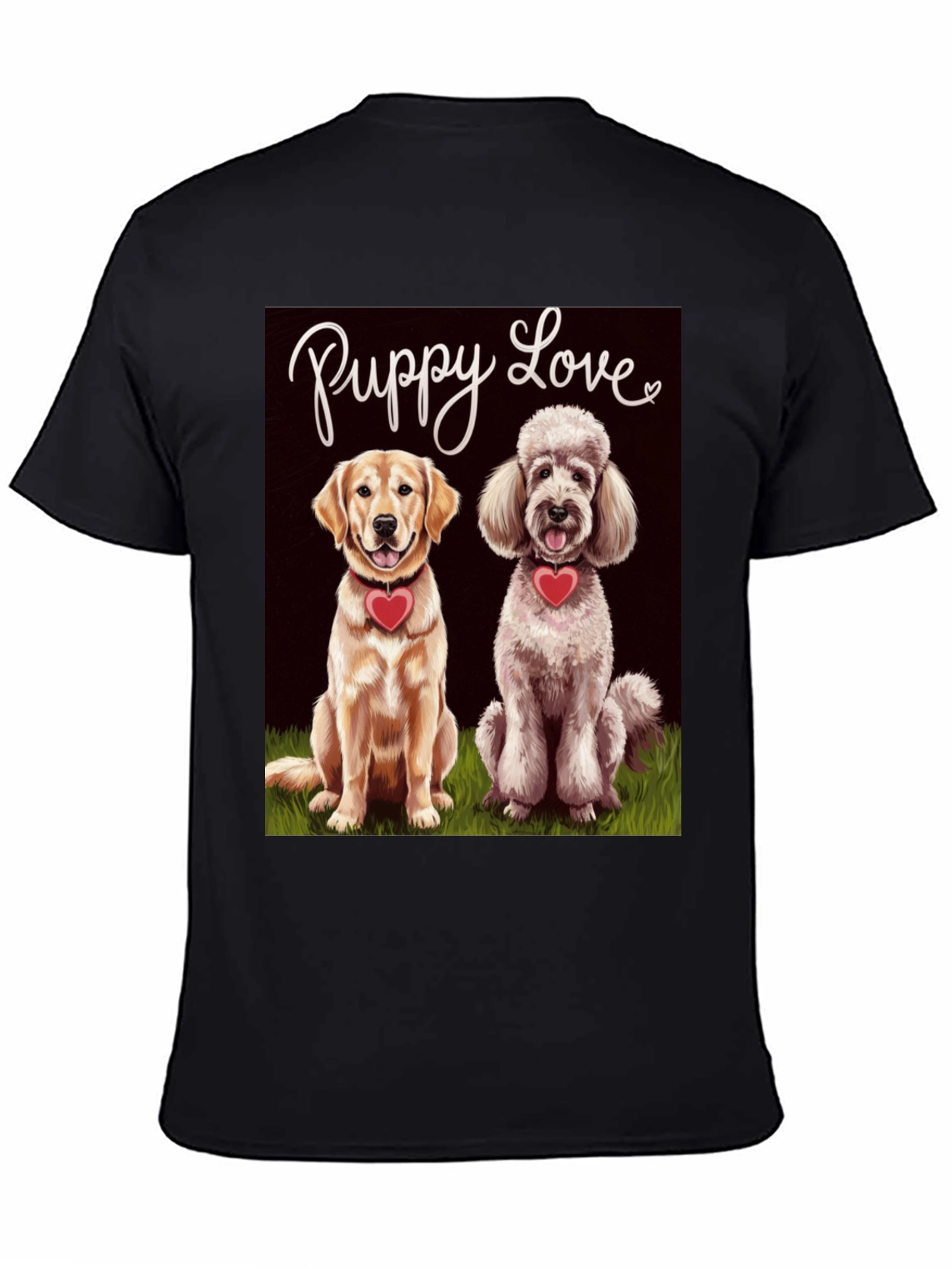 Puppy Love Graphic T-Shirt Cute Dog Tee