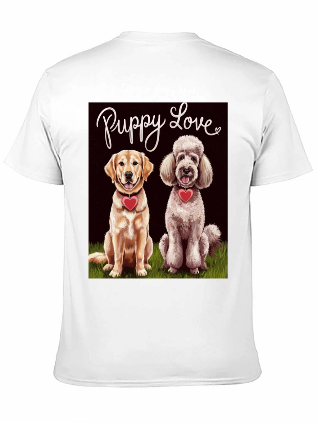 Puppy Love Graphic T-Shirt Cute Dog Tee