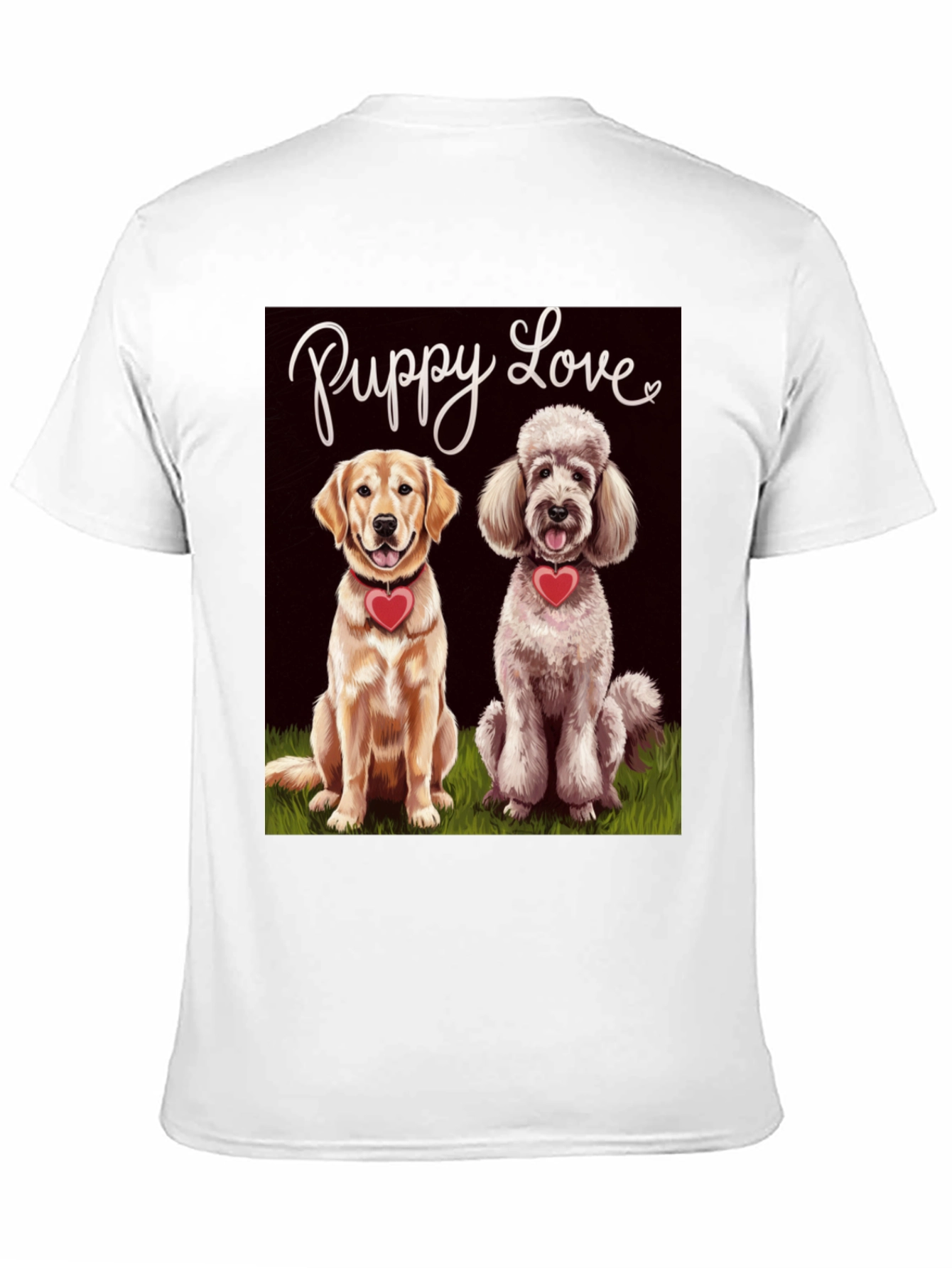 Puppy Love Graphic T-Shirt Cute Dog Tee