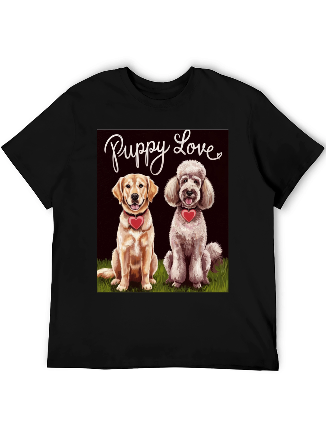 Puppy Love Graphic T-Shirt Cute Dog Tee
