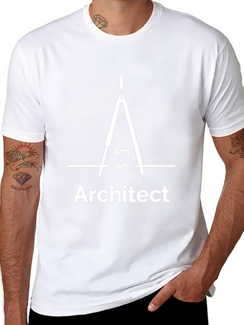 I Am An Architect T-Shirt - Black Graphic Tee