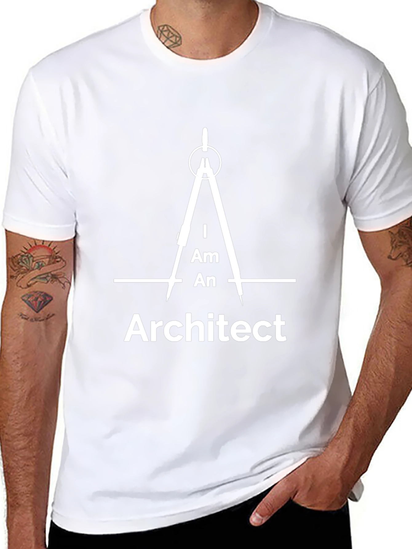 I Am An Architect T-Shirt - Black Graphic Tee