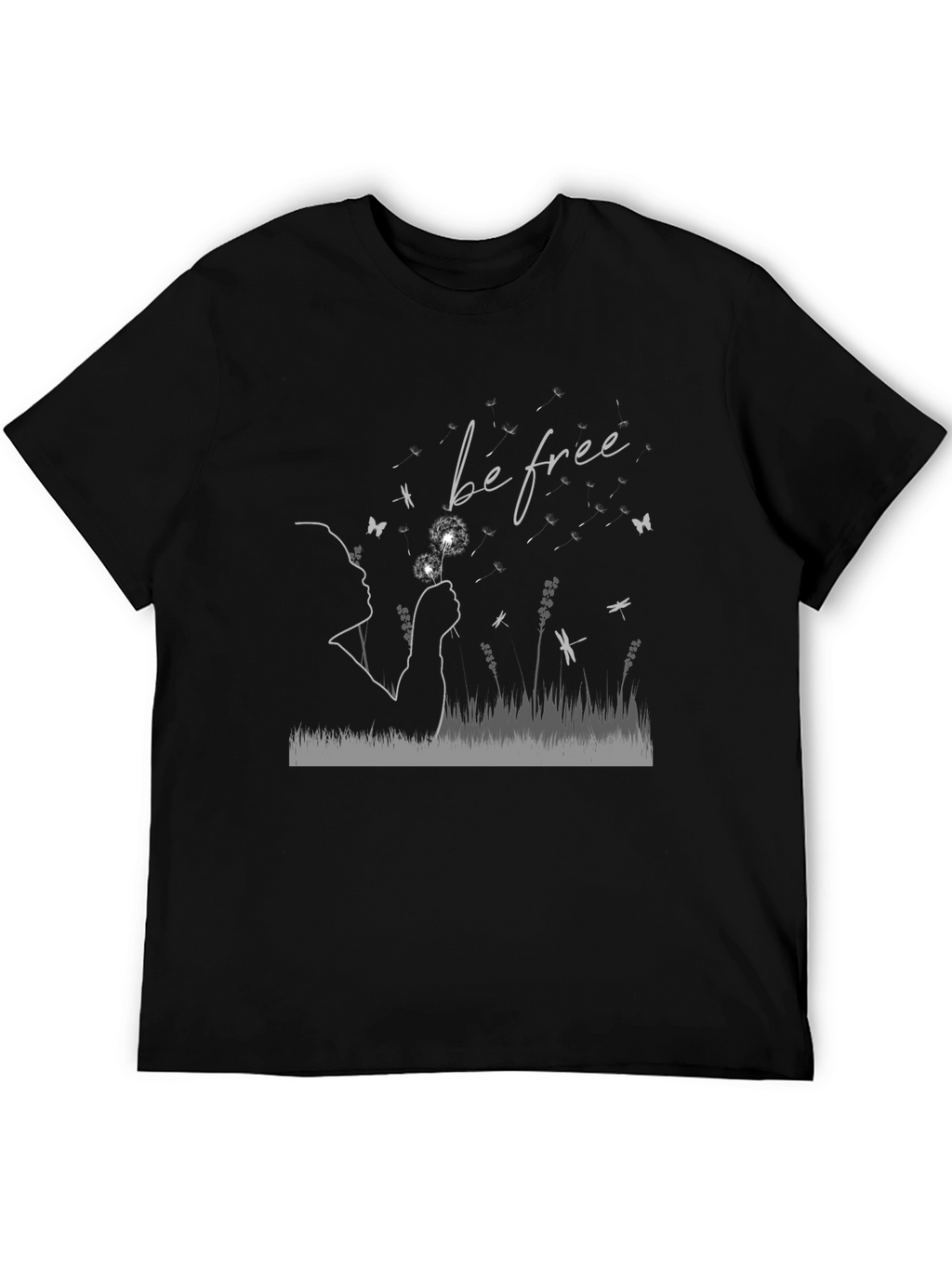 Be Free Graphic T-Shirt - Soft Cotton Blend