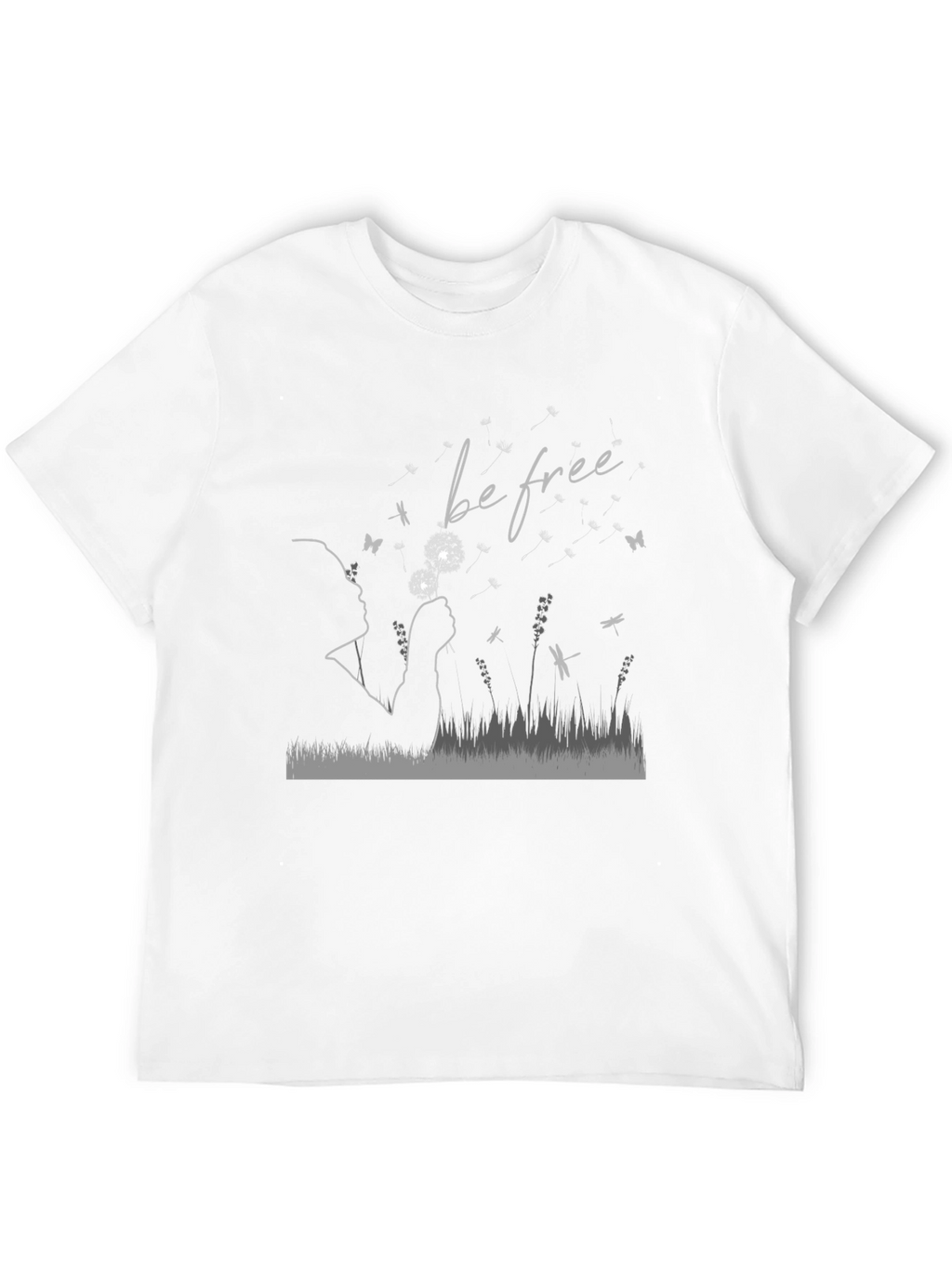 Be Free Graphic T-Shirt - Soft Cotton Blend