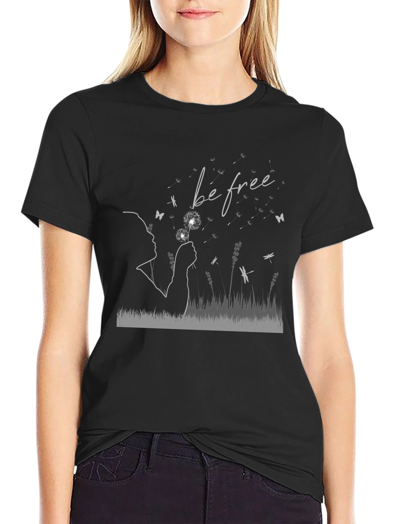 Be Free Graphic T-Shirt - Soft Cotton Blend