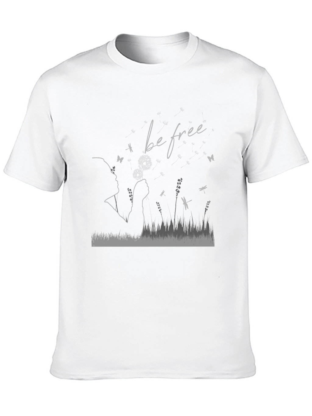Be Free Graphic T-Shirt - Soft Cotton Blend